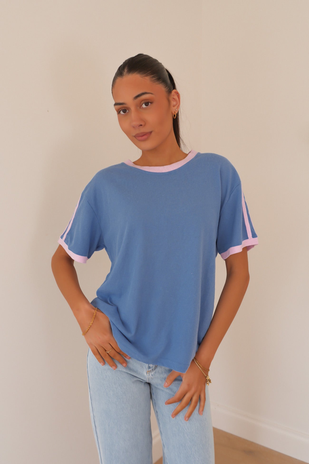 Effy Tee Blue Pink