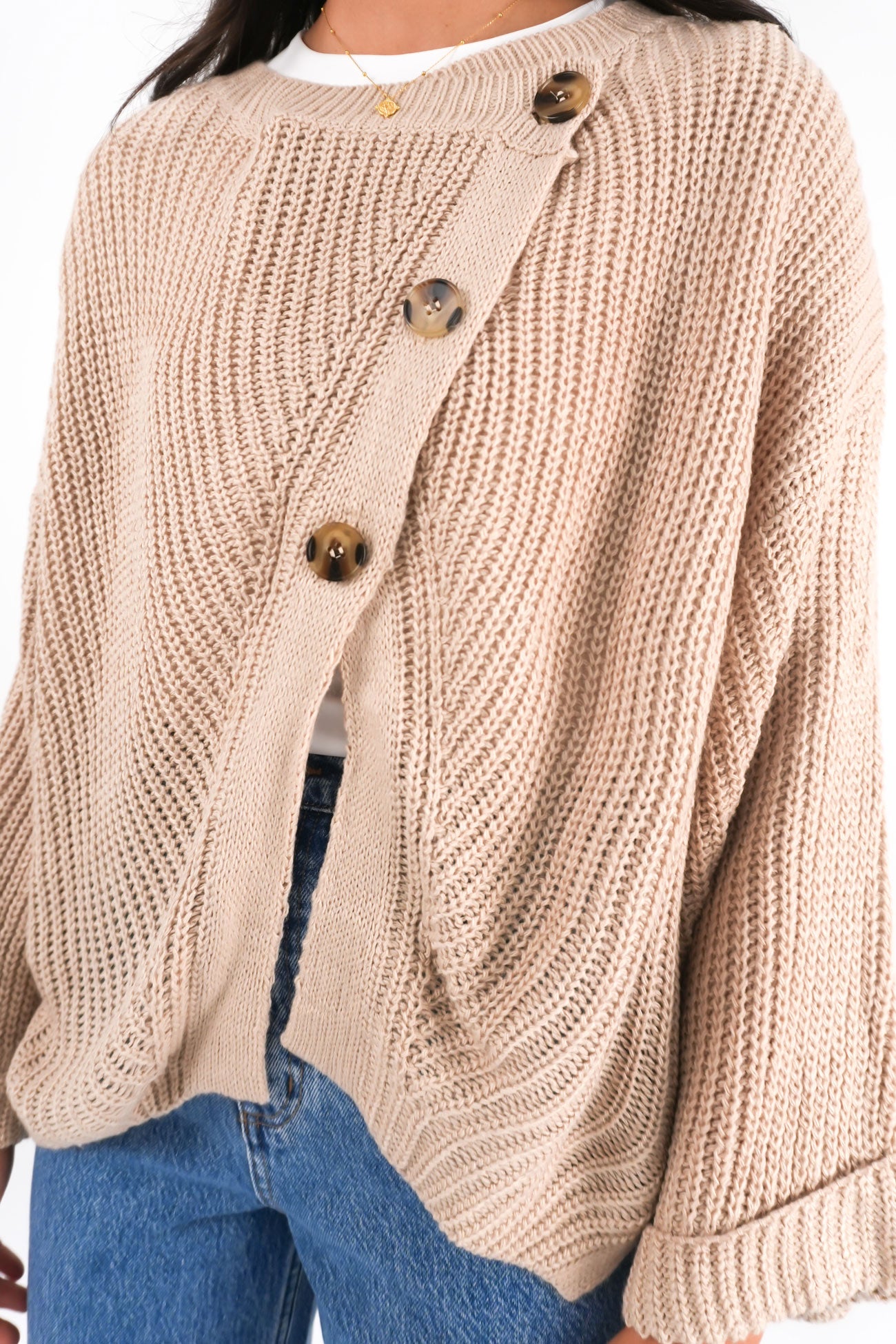 Elaine Cardigan Beige