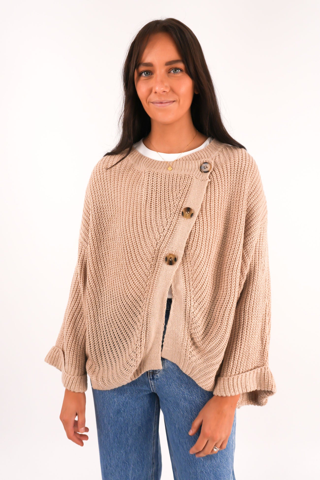 Elaine Cardigan Beige
