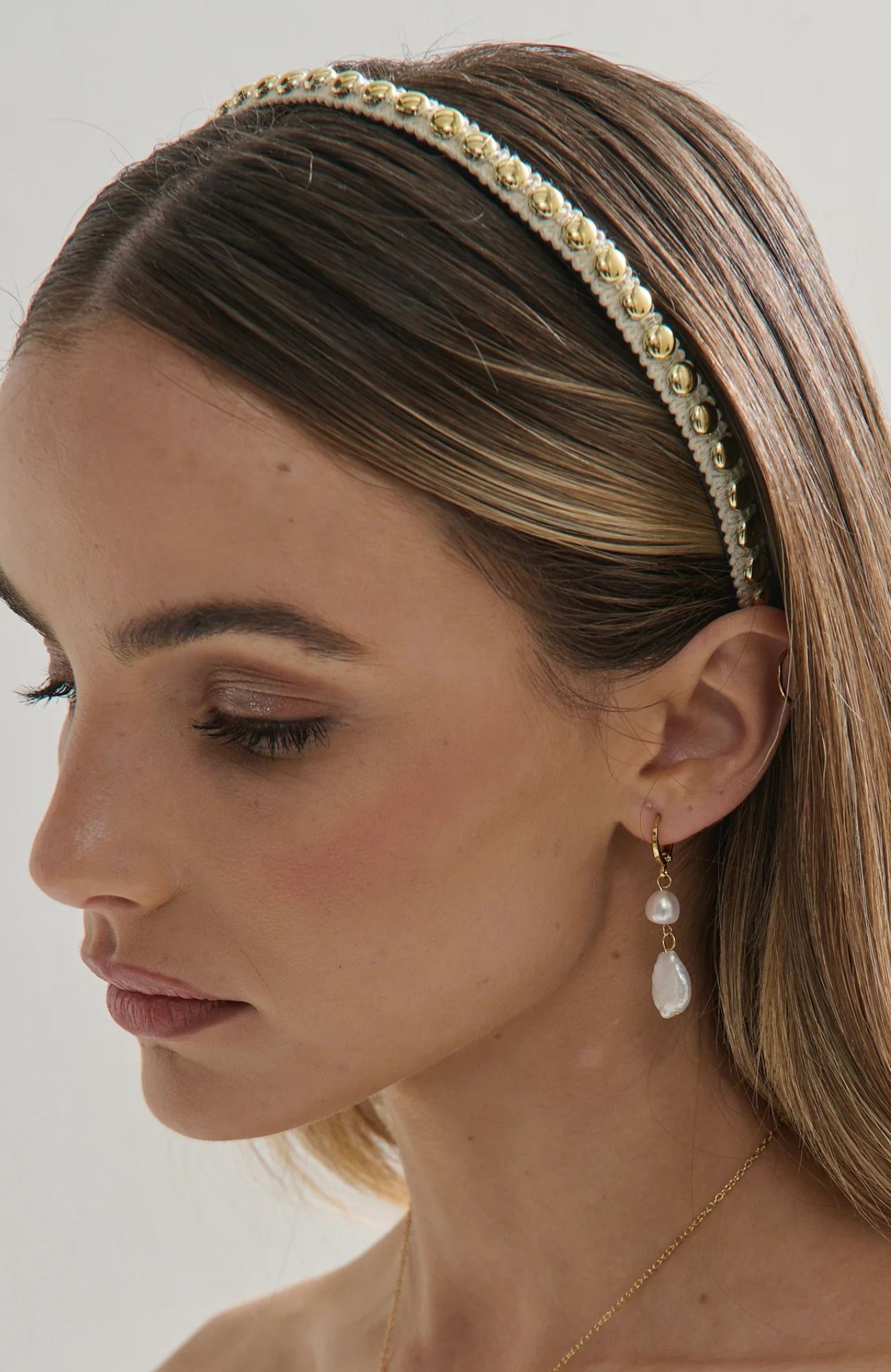 Elaine Headband White
