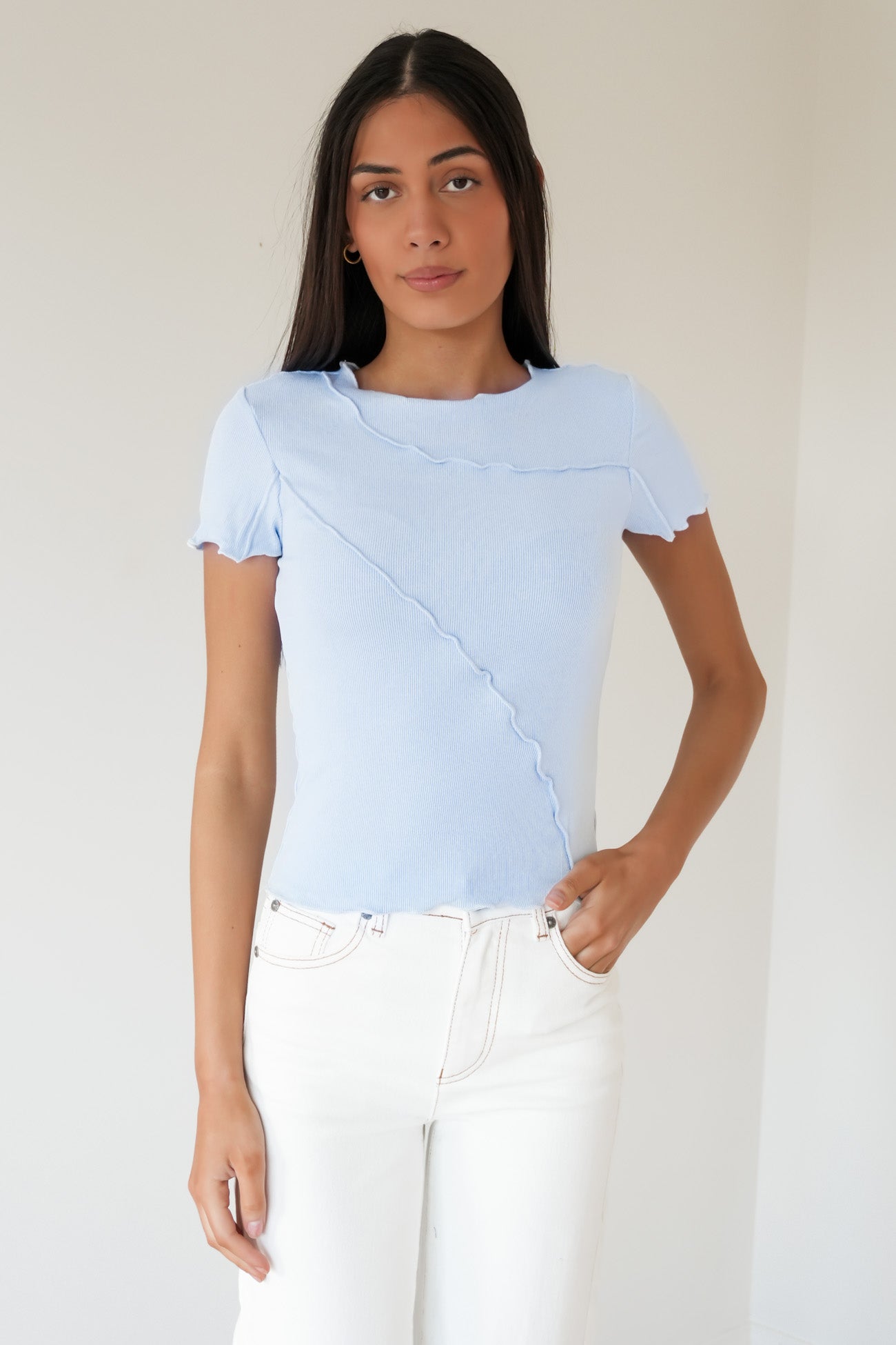 Eleni Tee Soft Blue