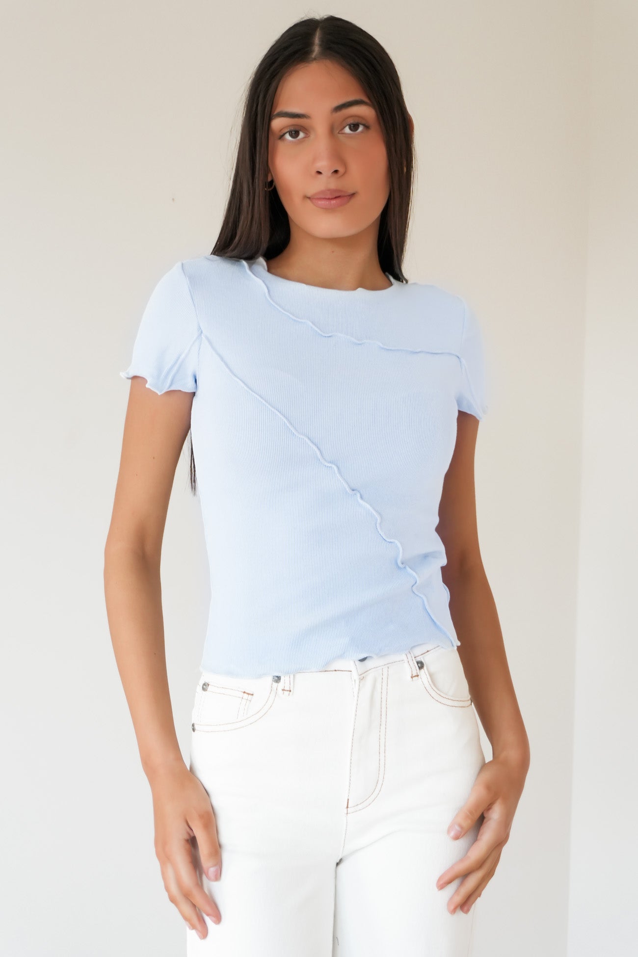 Eleni Tee Soft Blue