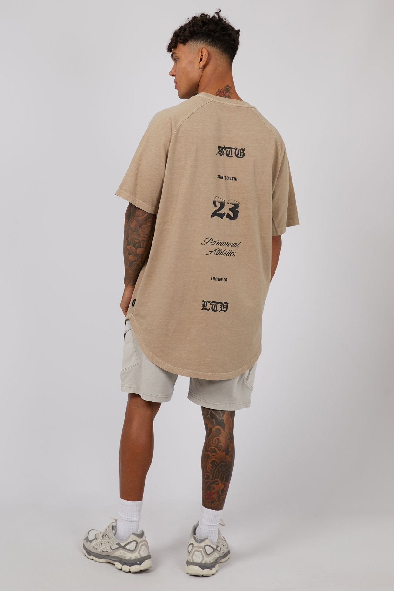Elevate Raglan Tee Tan