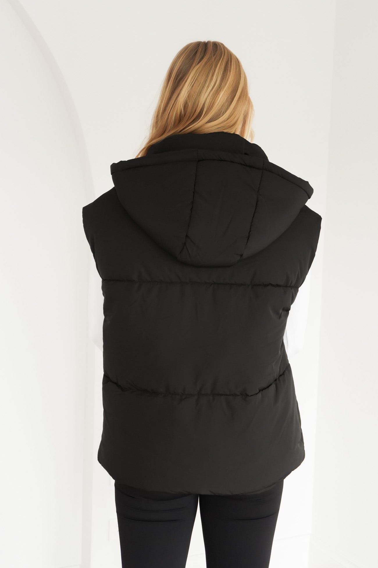 Elevate Puffer Vest Black