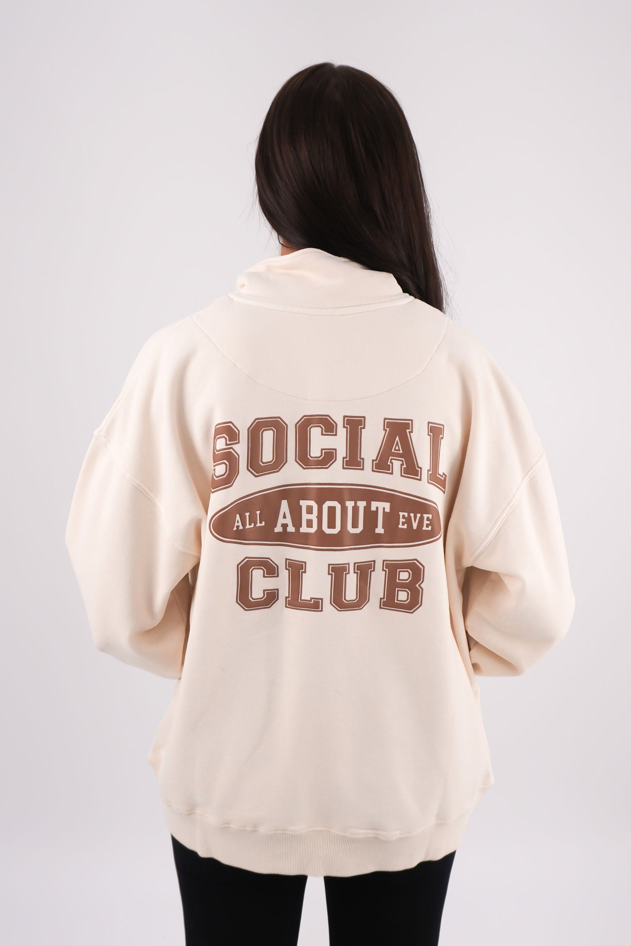 Elevated Relaxed 1/4 Zip Vanilla