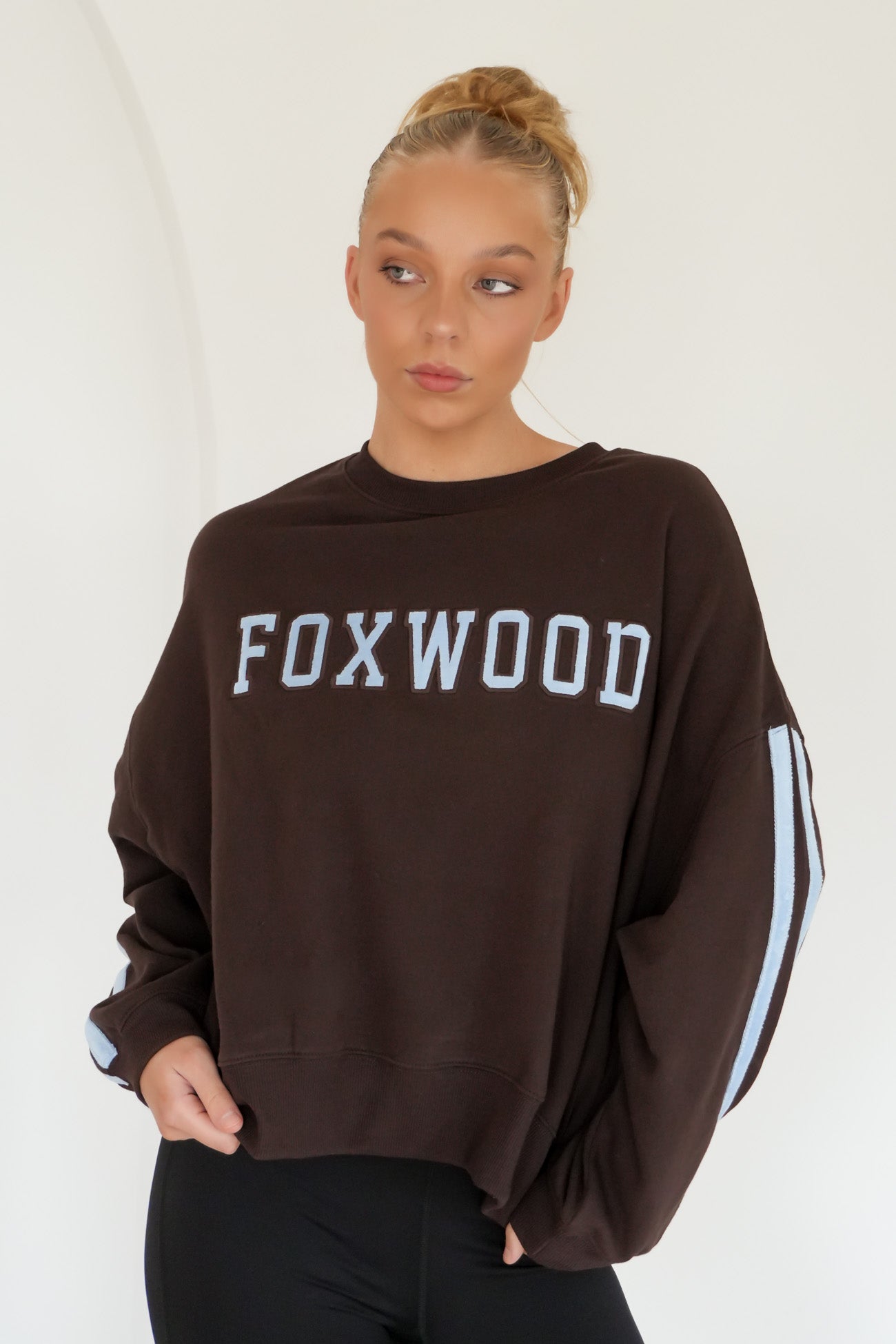 Elevated Sunday Crew Coffee Light Blue