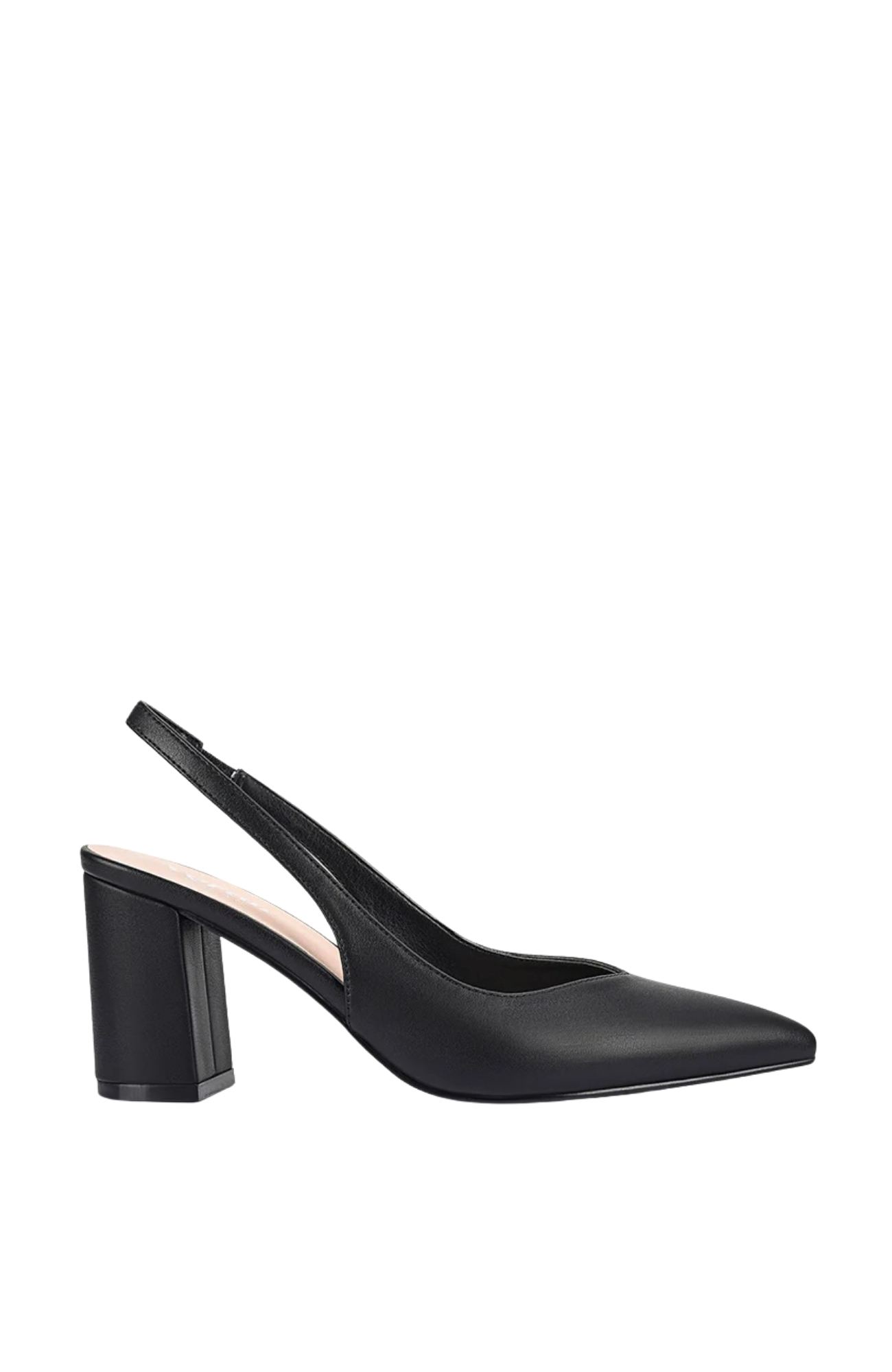 Elisha Slingback Block Heels Black