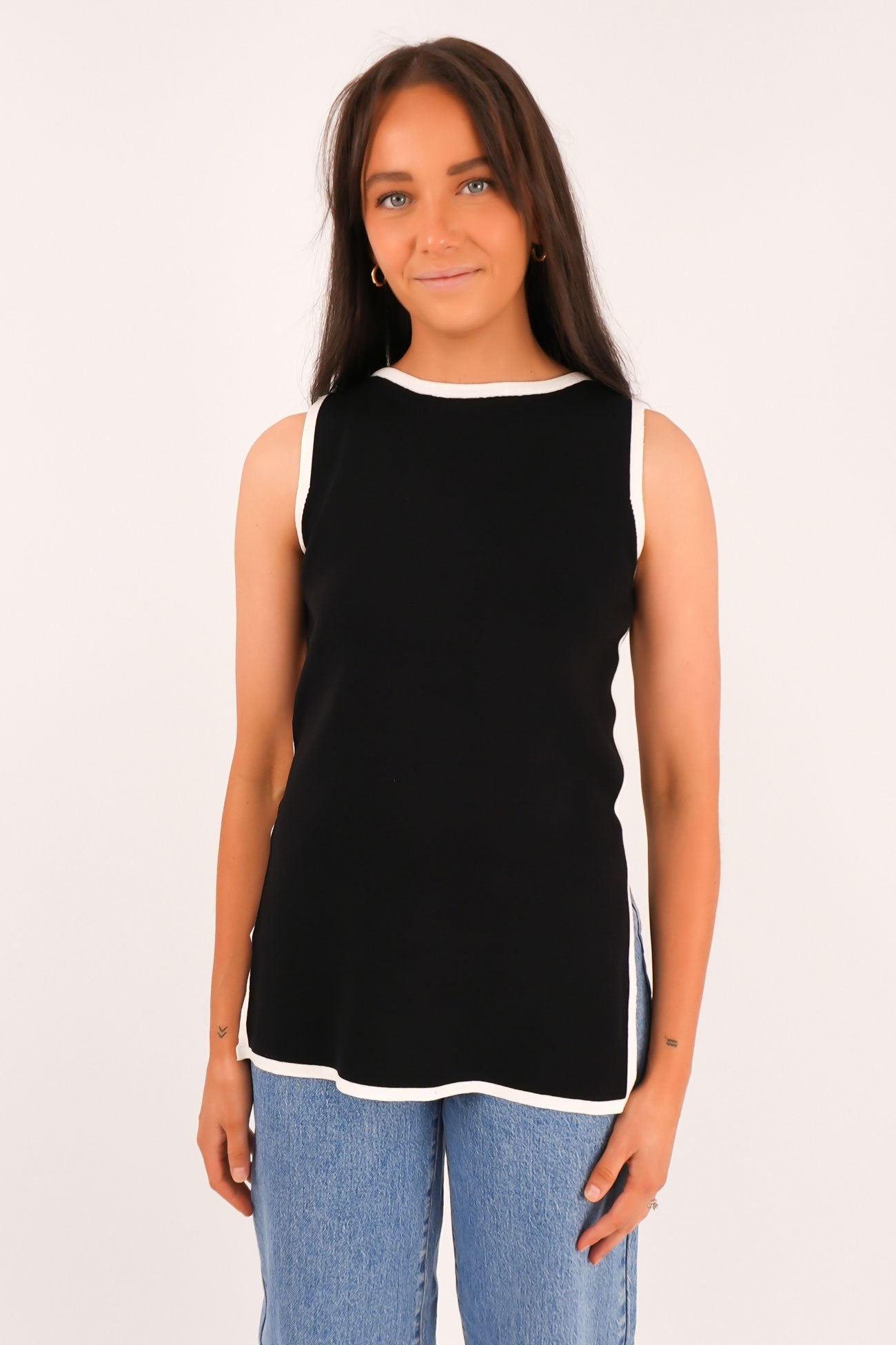 Elke Top Black