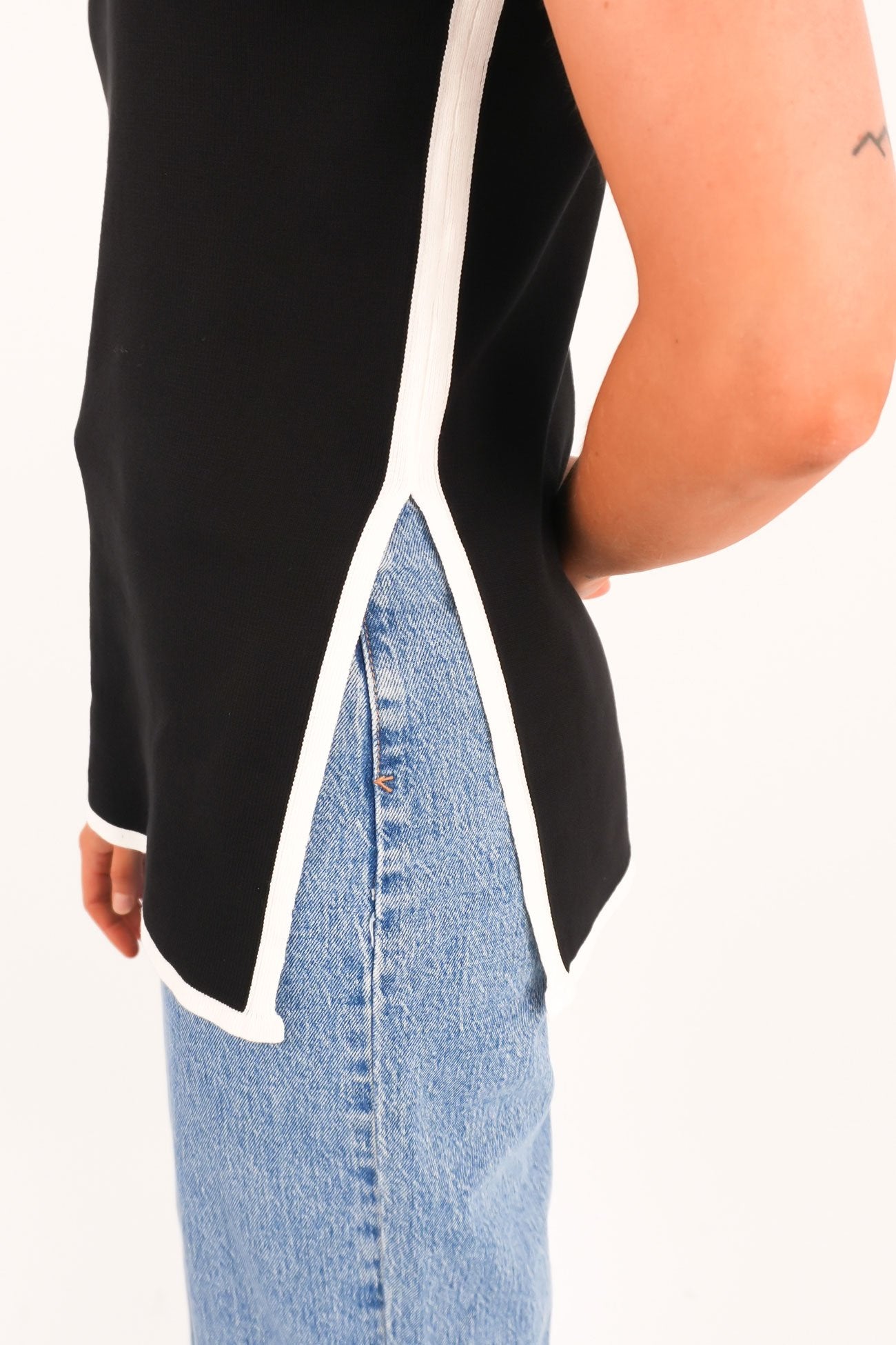 Elke Top Black