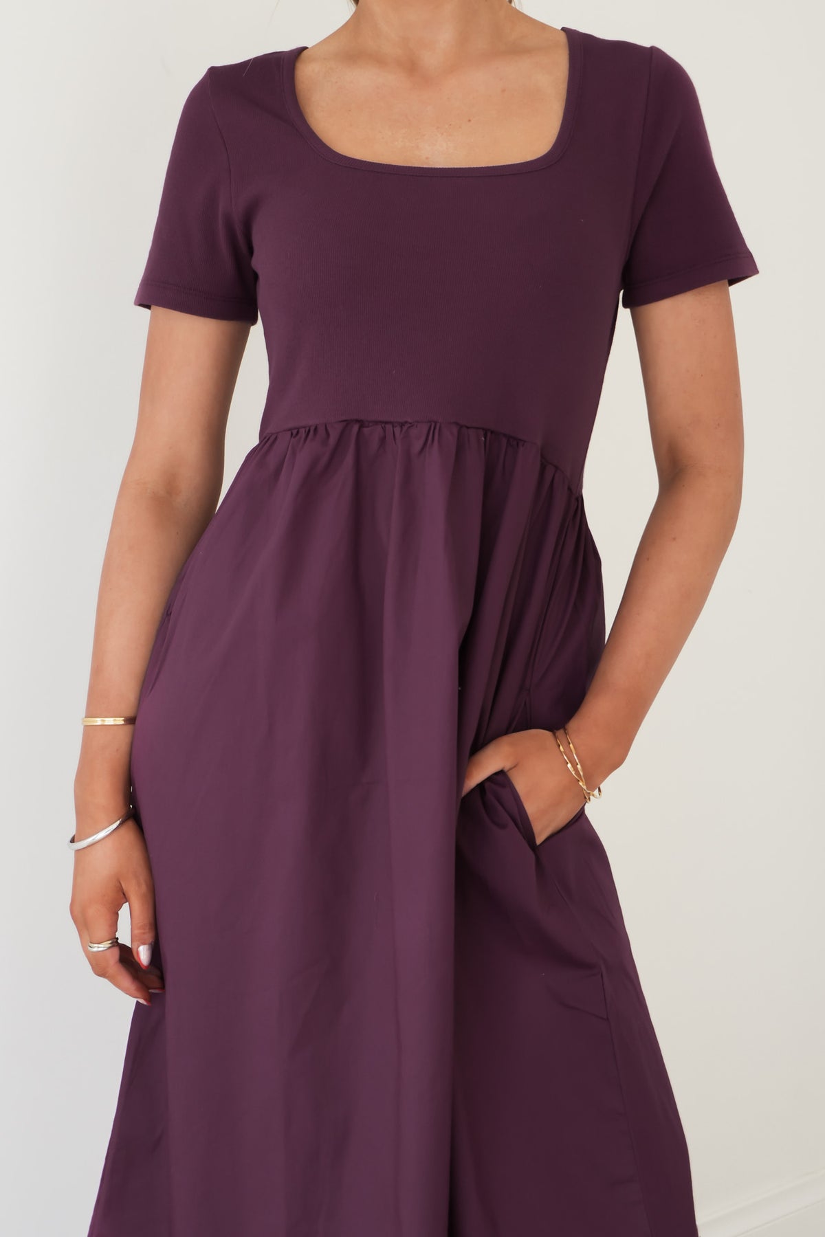 Ella Dress Plum