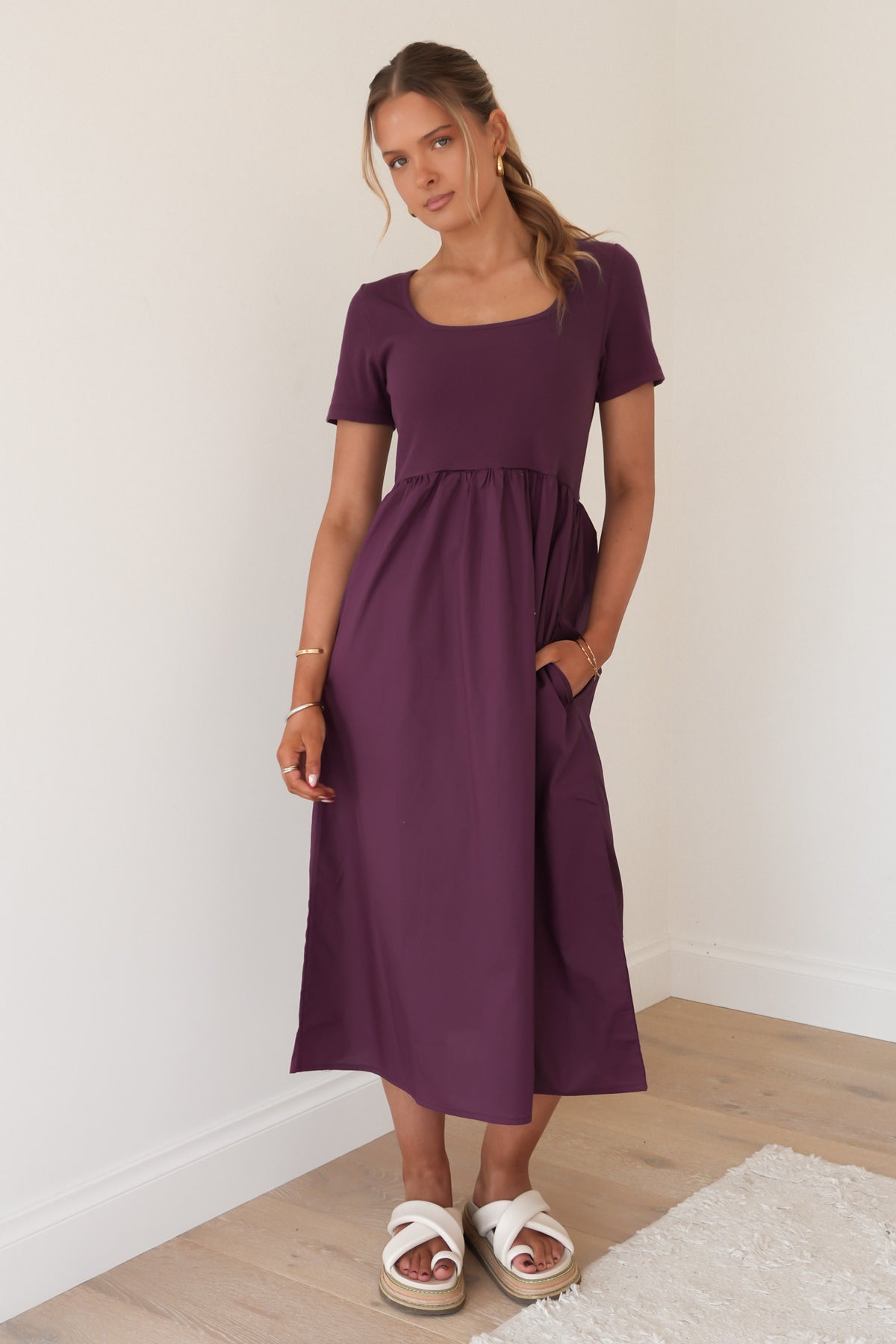 Ella Dress Plum