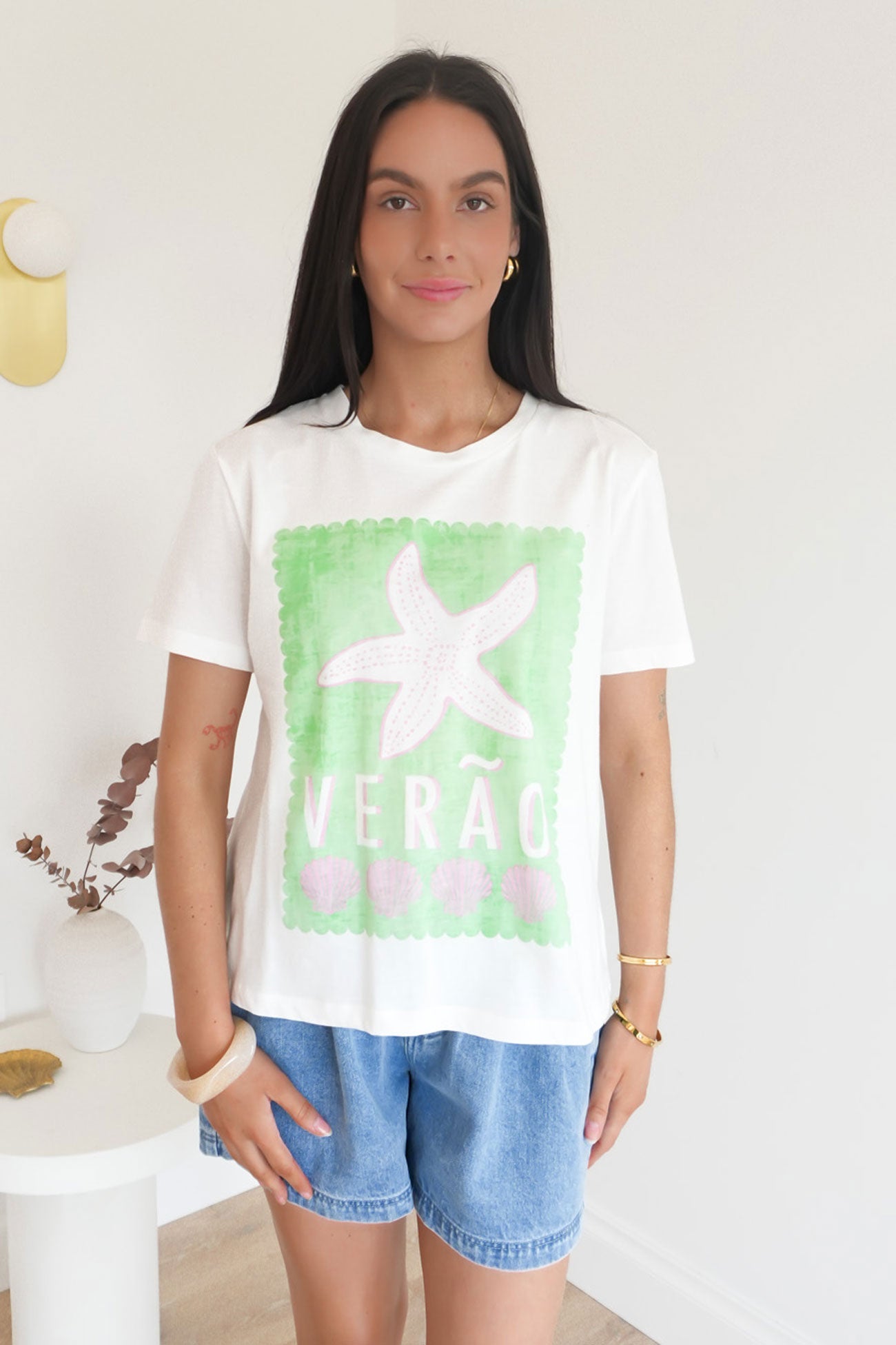 Ellia Crew Tee Verao Print