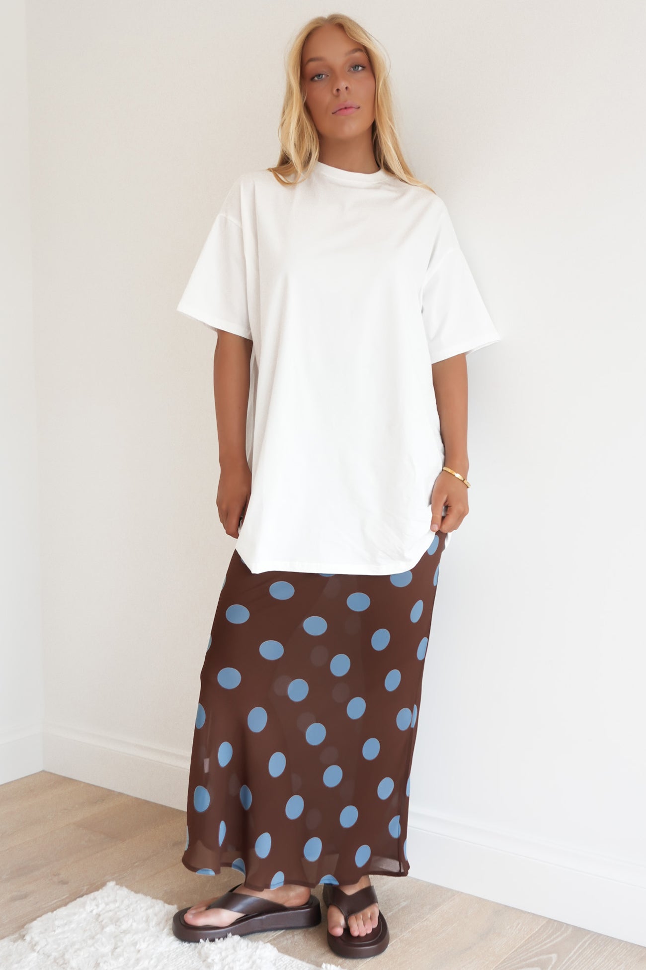 Ellody Set White Polka Dot