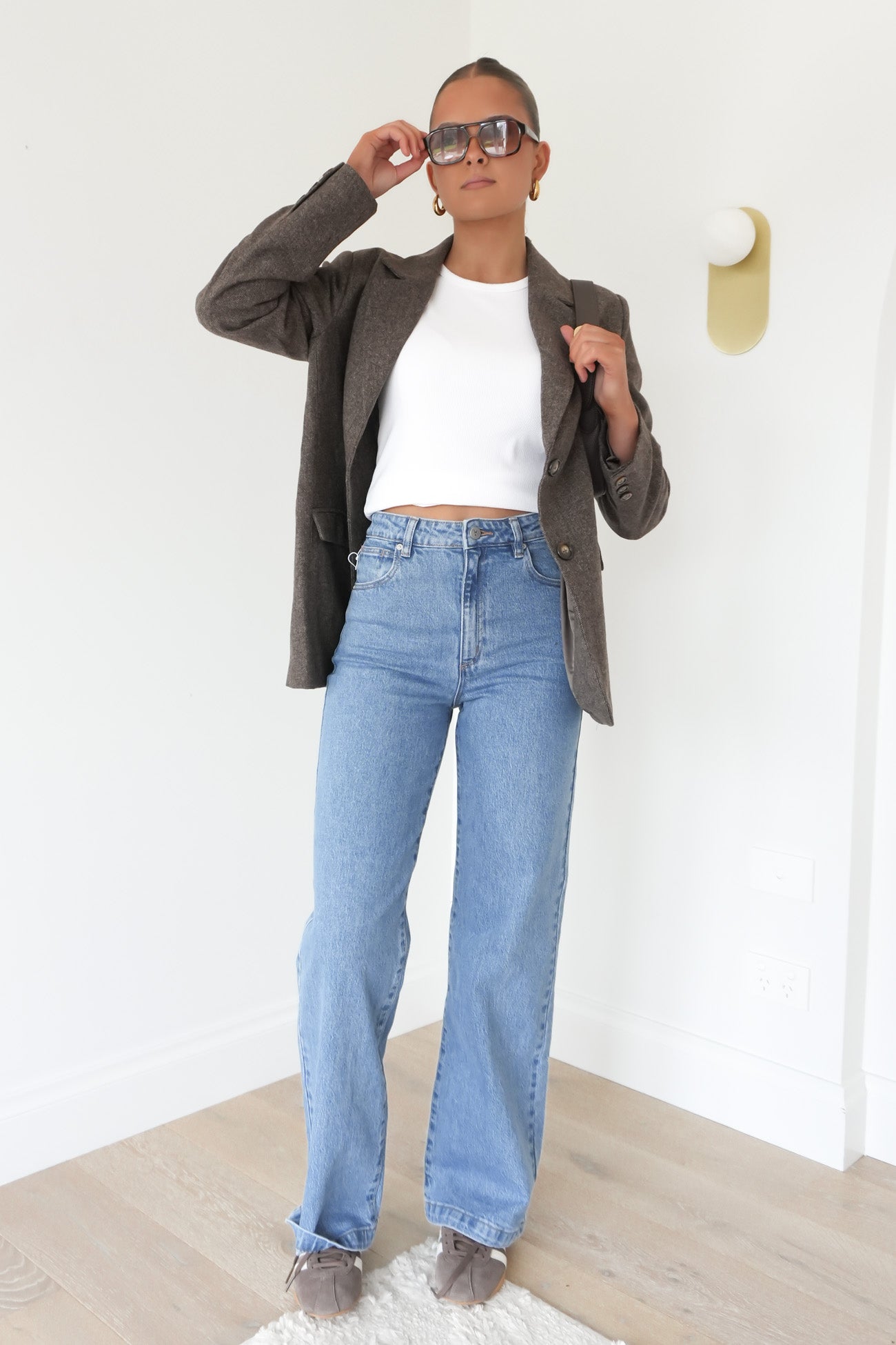 Elodie Blazer Brown
