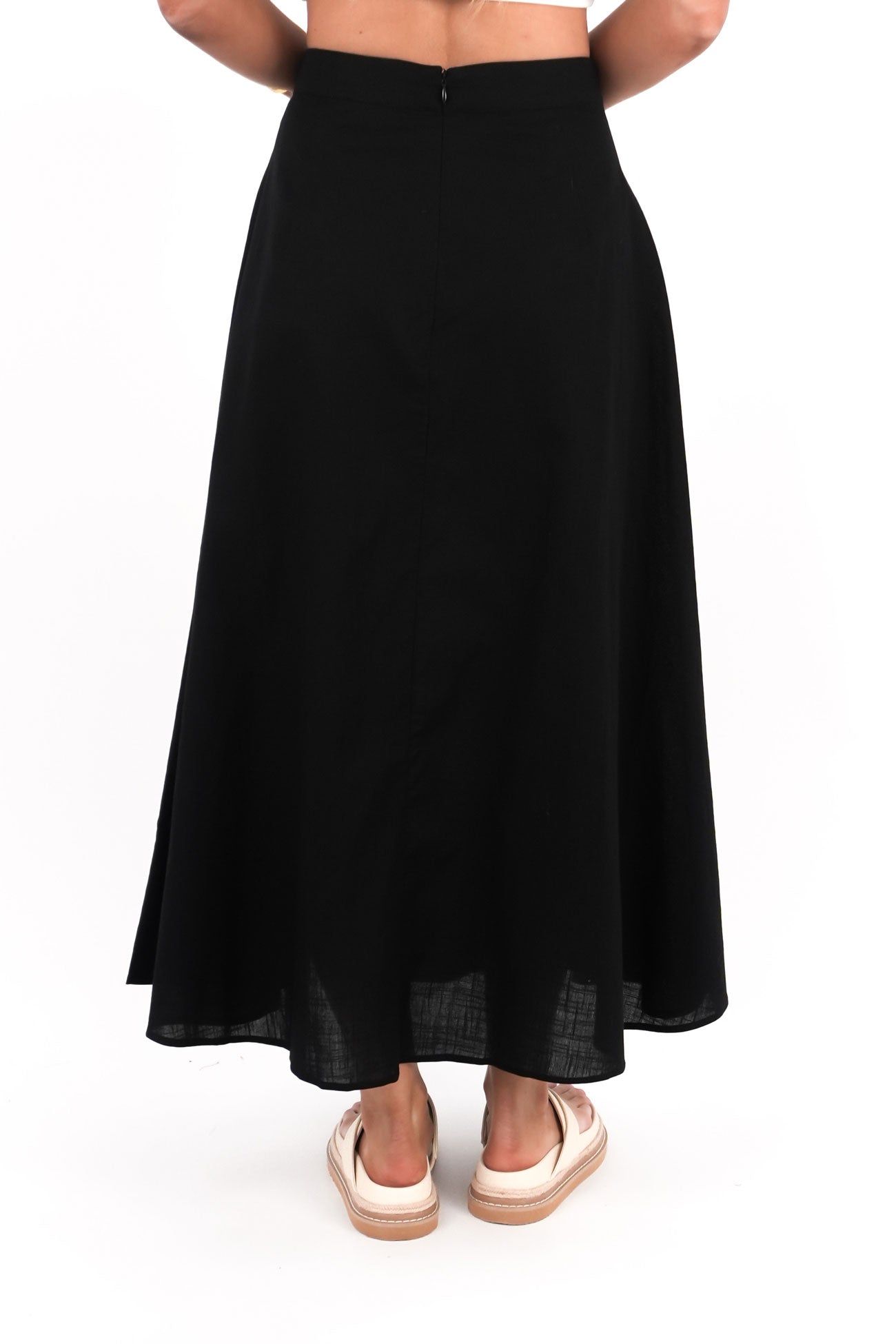 Essential Maxi Skirt Black