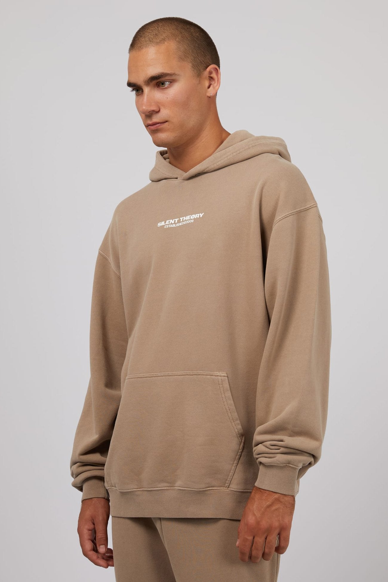 Essential Theory Hoodie Tan