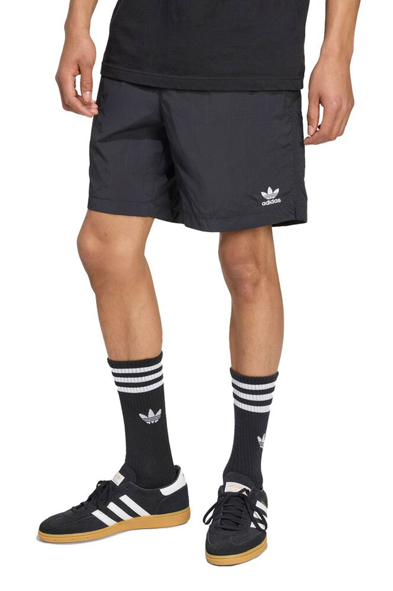 Essential Woven Short Black White