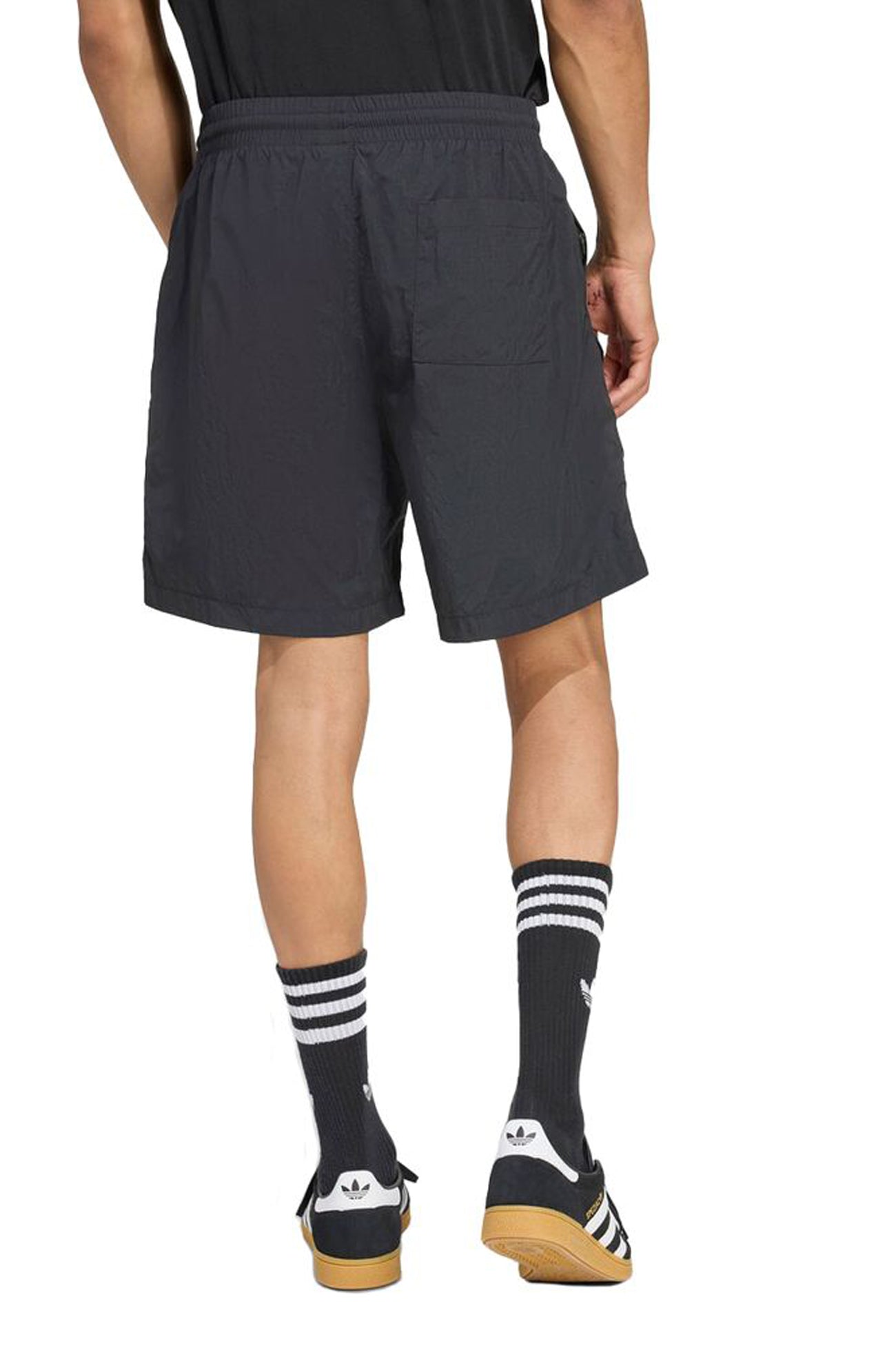 Essential Woven Short Black White