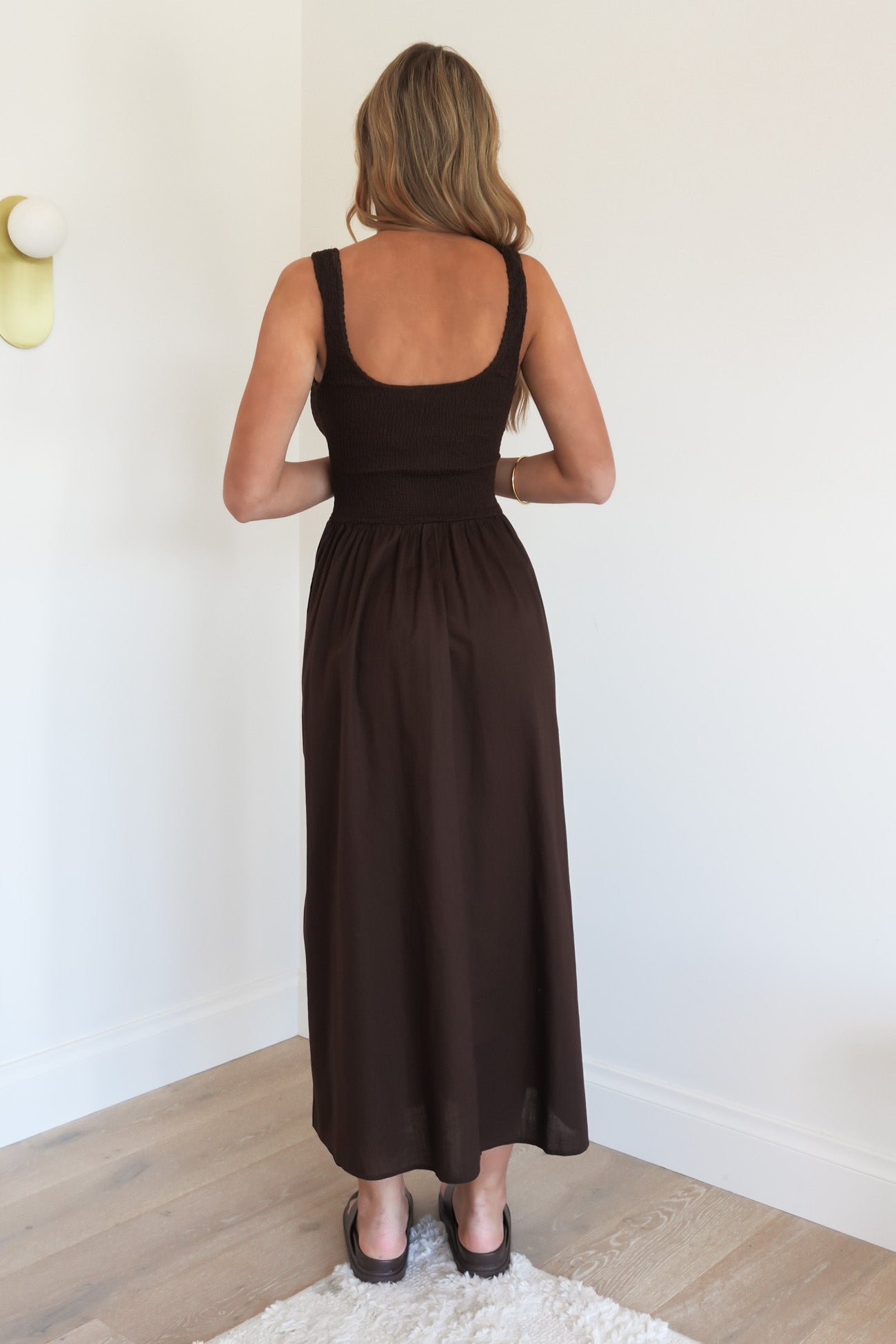 Essential Maxi Dress Brown