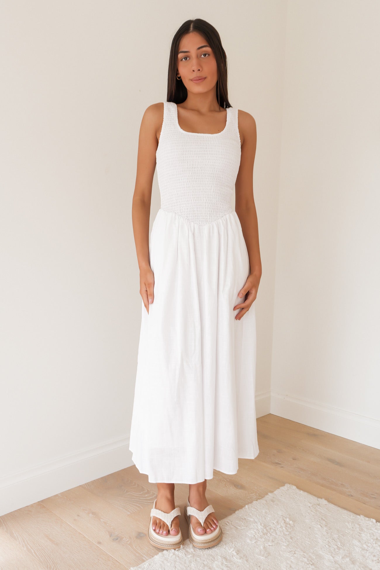Essential Maxi Dress White