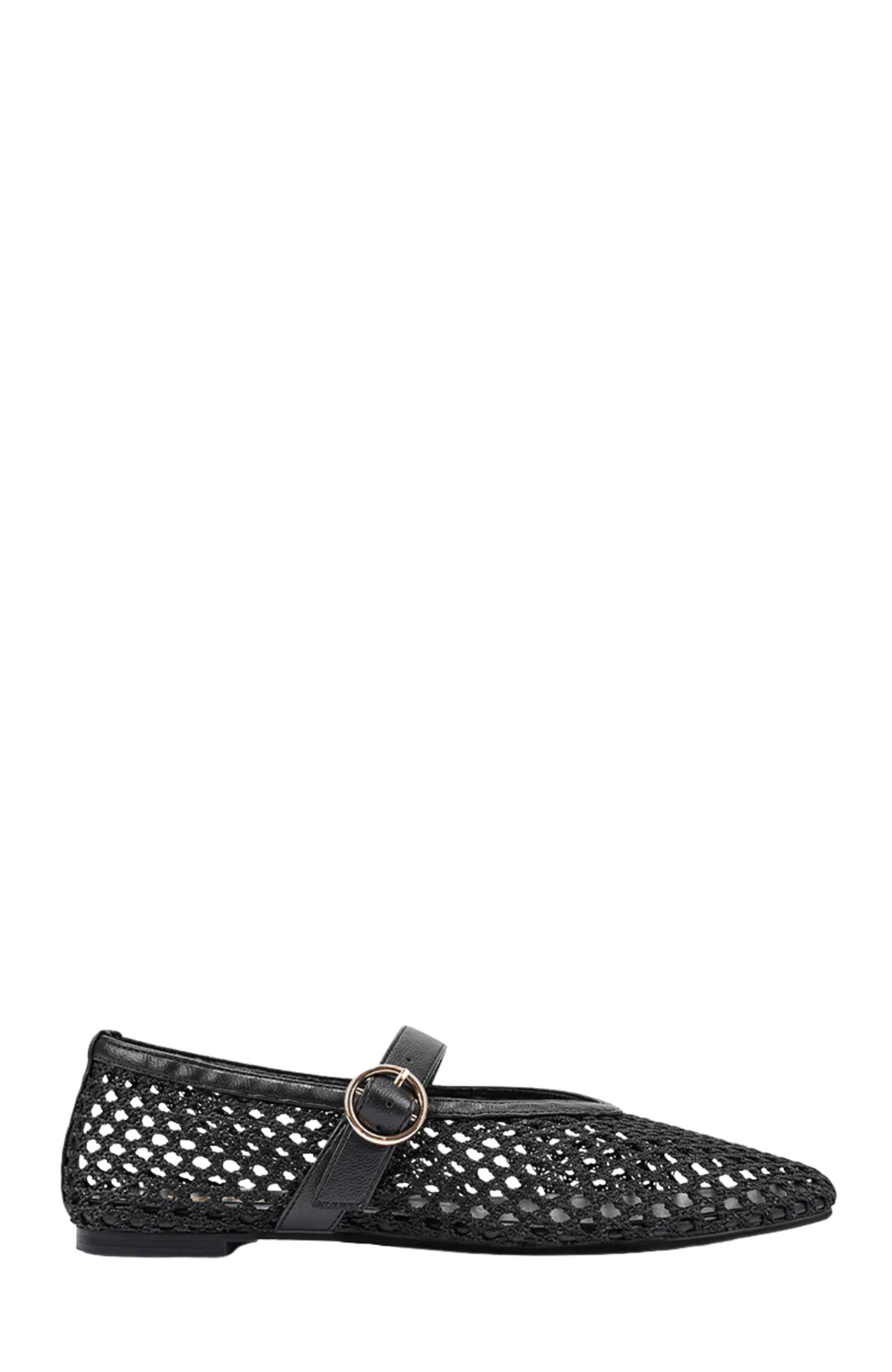 Eunice Mary-Jane Flats Black