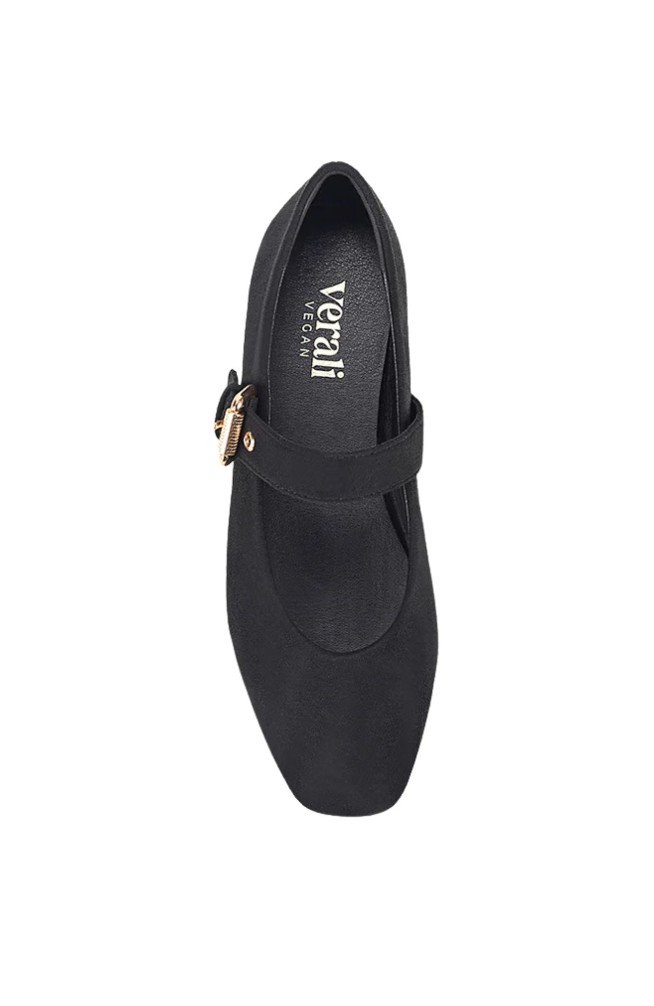 Europe Mary-Jane Flats Black Micro