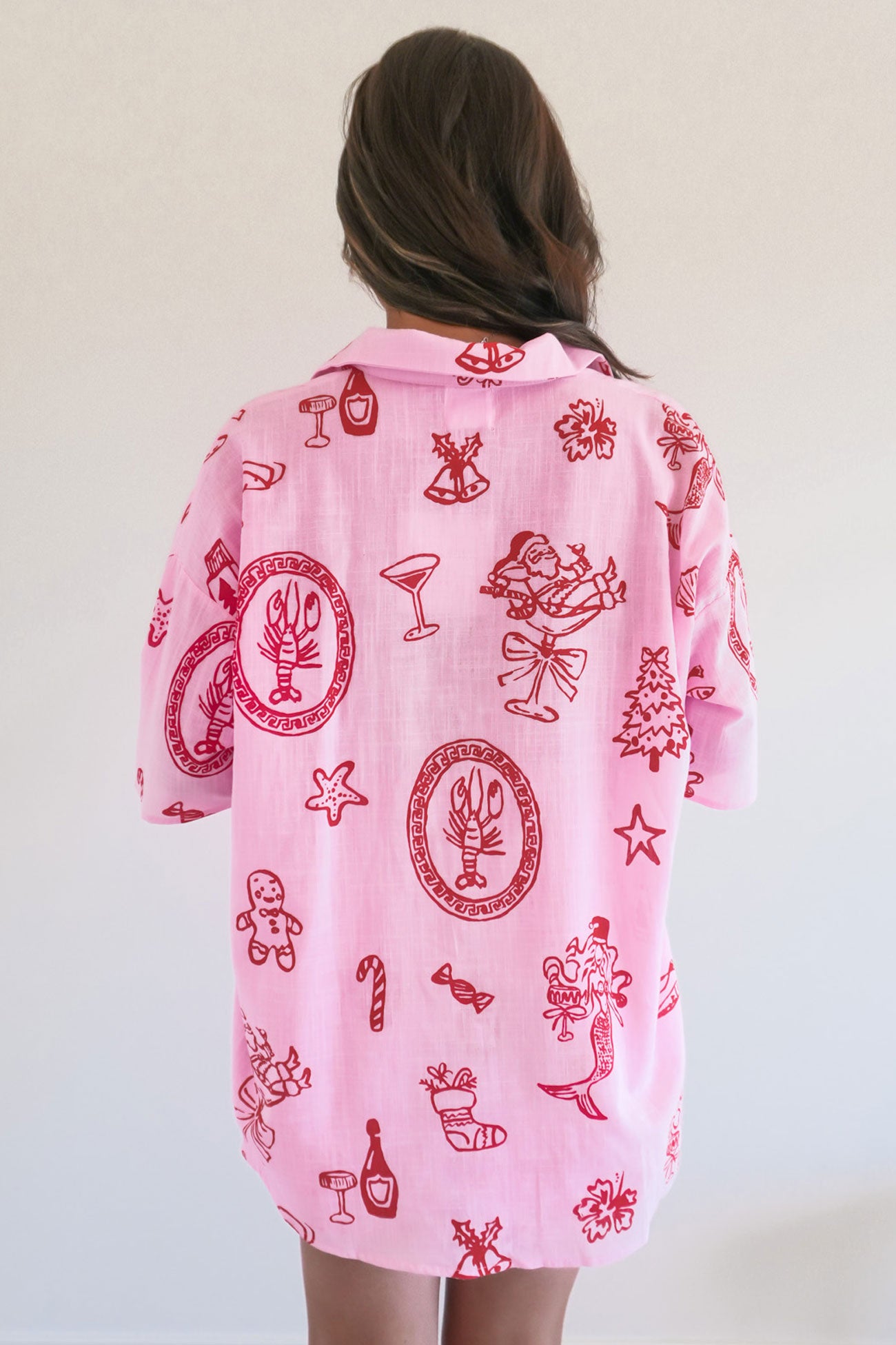 Evelyn Set Pink Santa