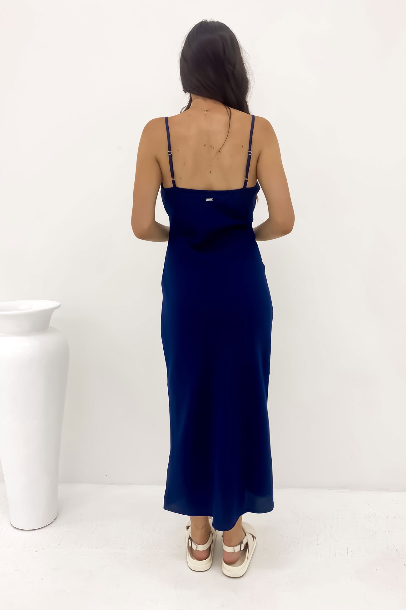 Everyday Bias Midi Dress Navy Marine Everyday Bias Midi Dress Navy Marine