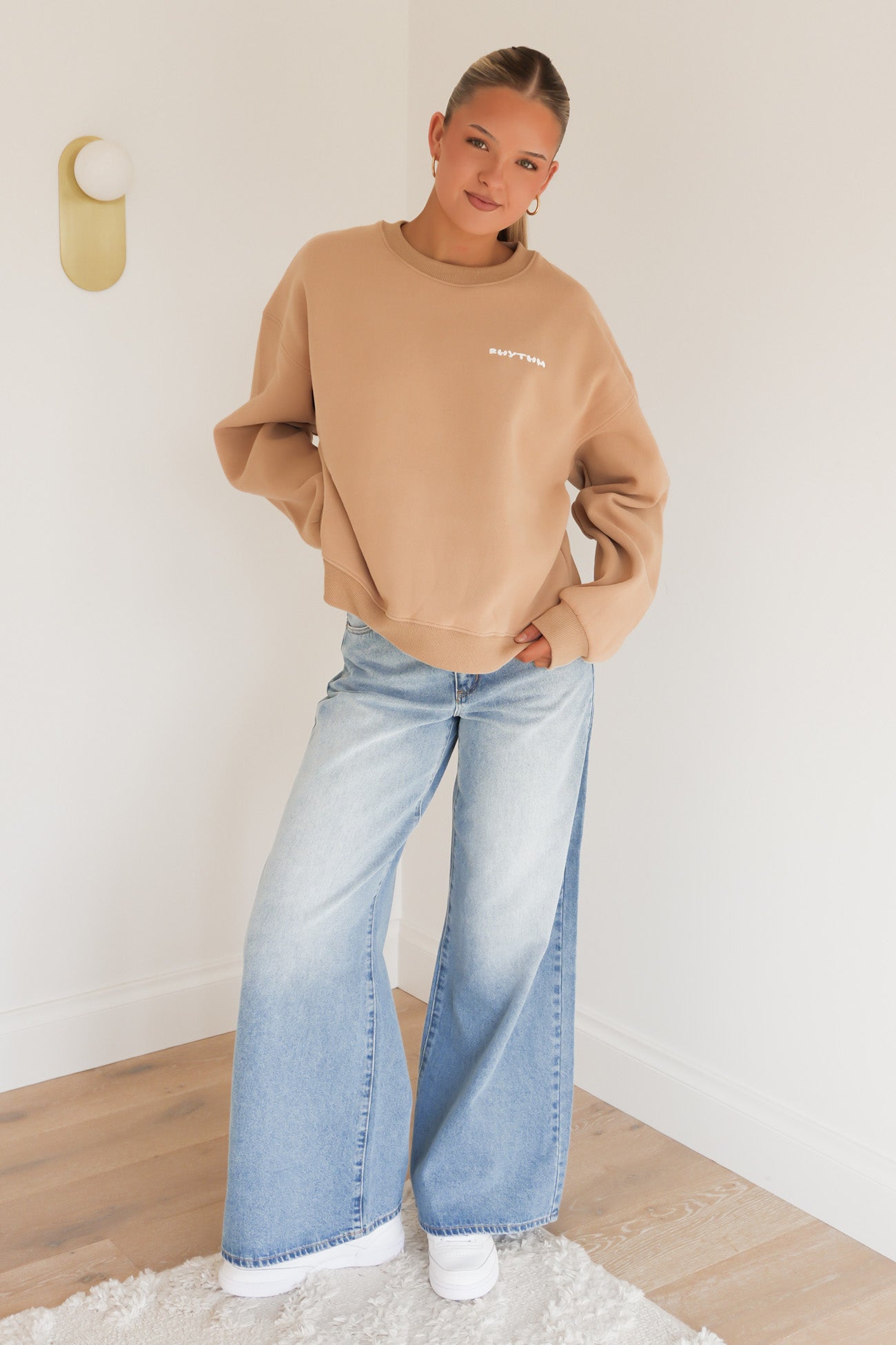 Everyday Crew Neck Fleece Natural