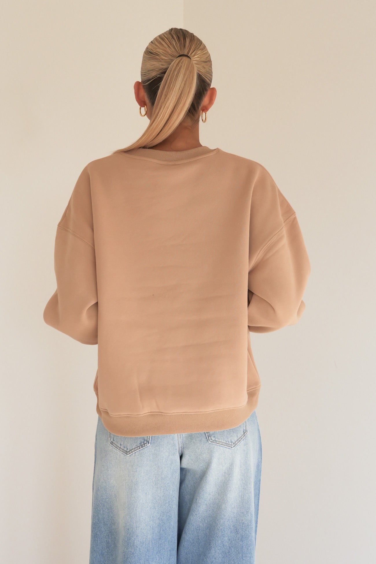 Everyday Crew Neck Fleece Natural