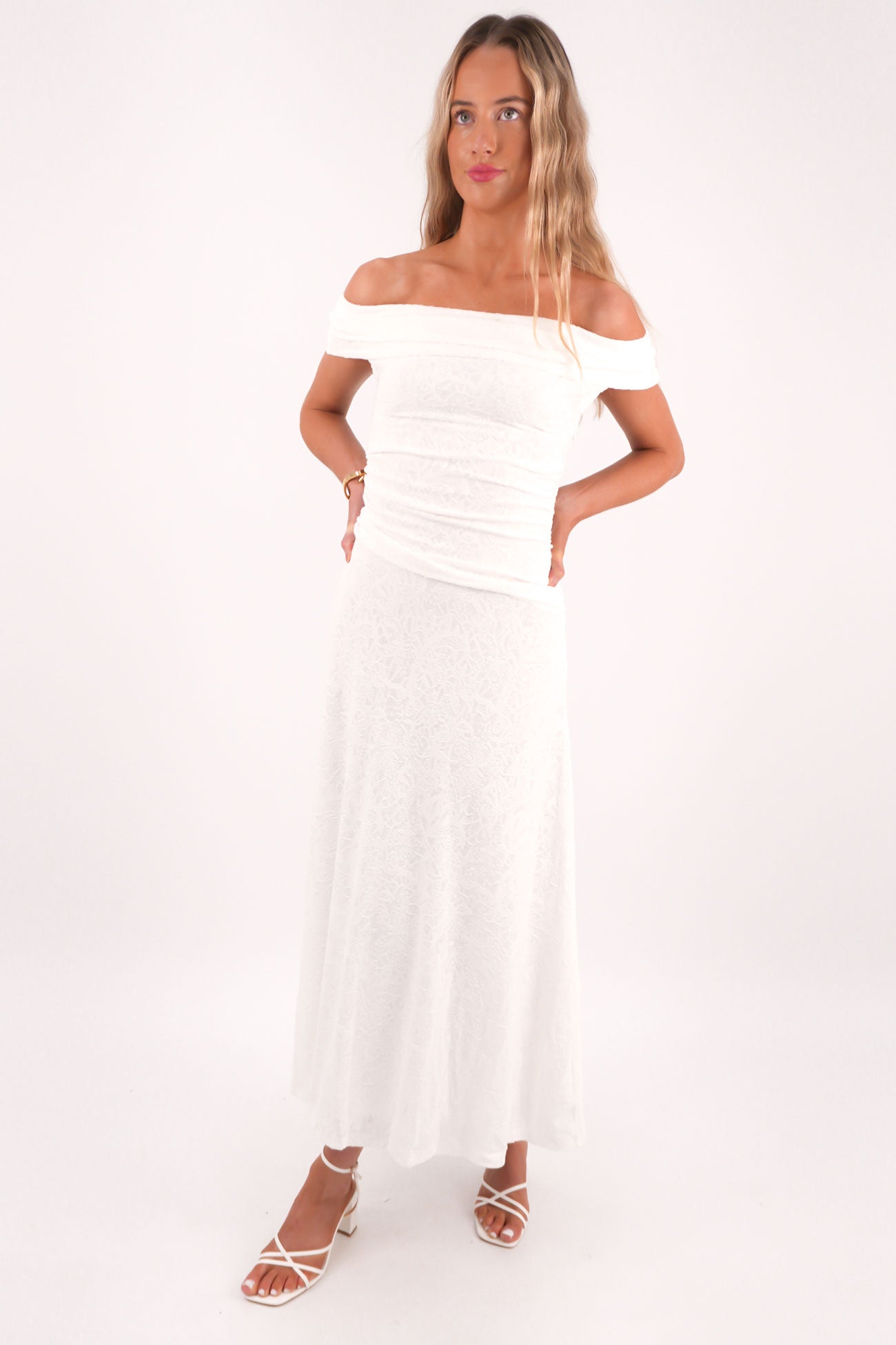Fenn Maxi Dress White
