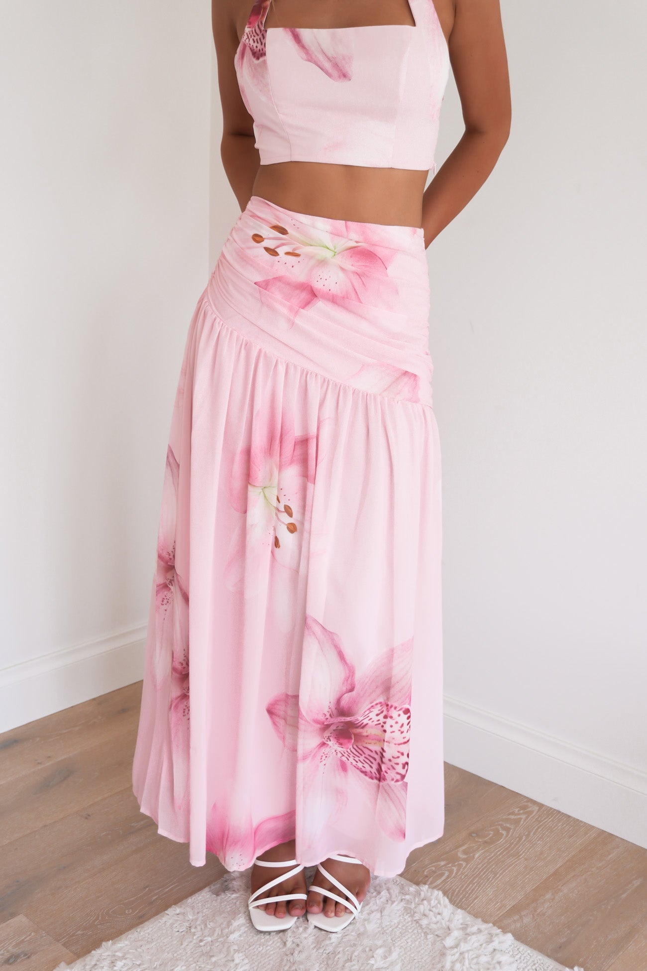 Feyre Maxi Skirt Pink Jasmine