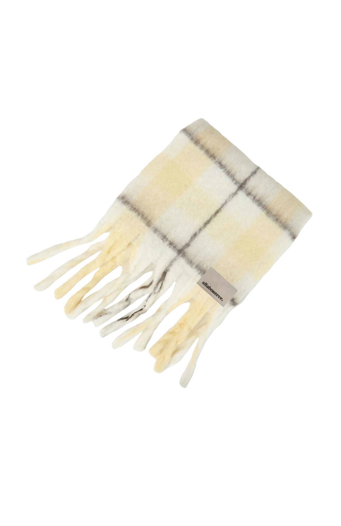 Fields Tassel Scarf Yellow