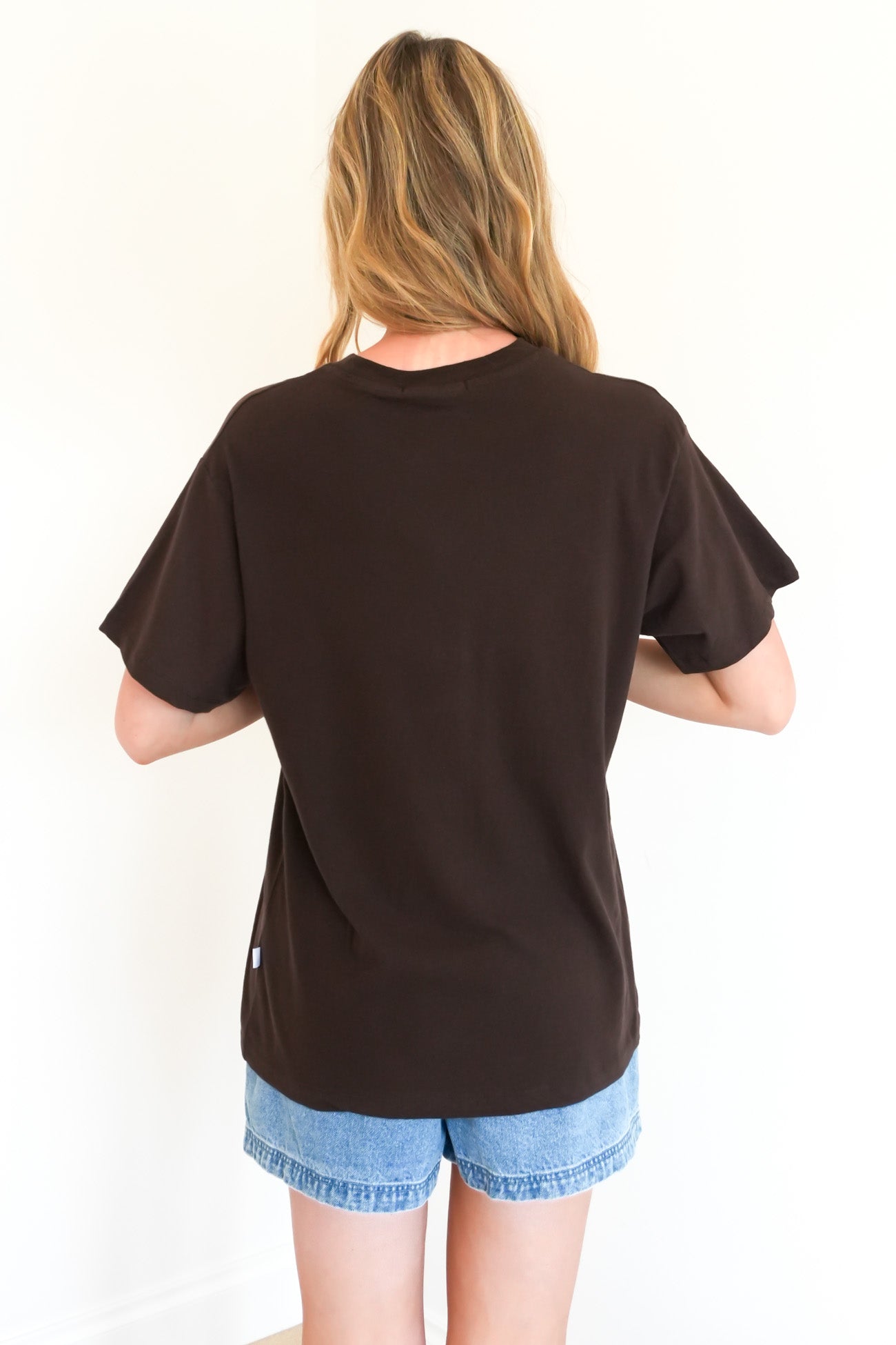 Fiori Freschi Relaxed Tee Brown