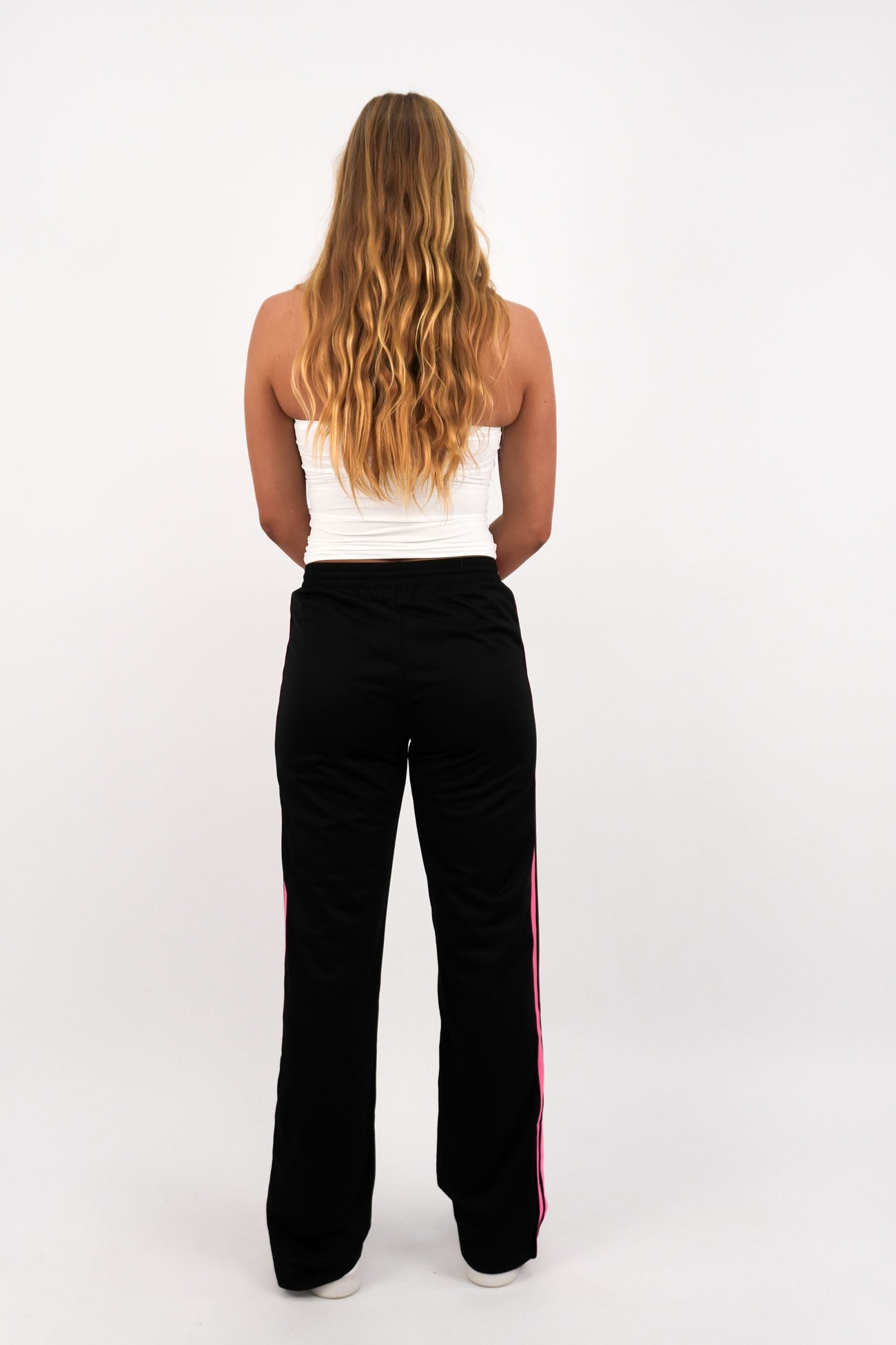 Firebird Trackpant Black Lucid Pink