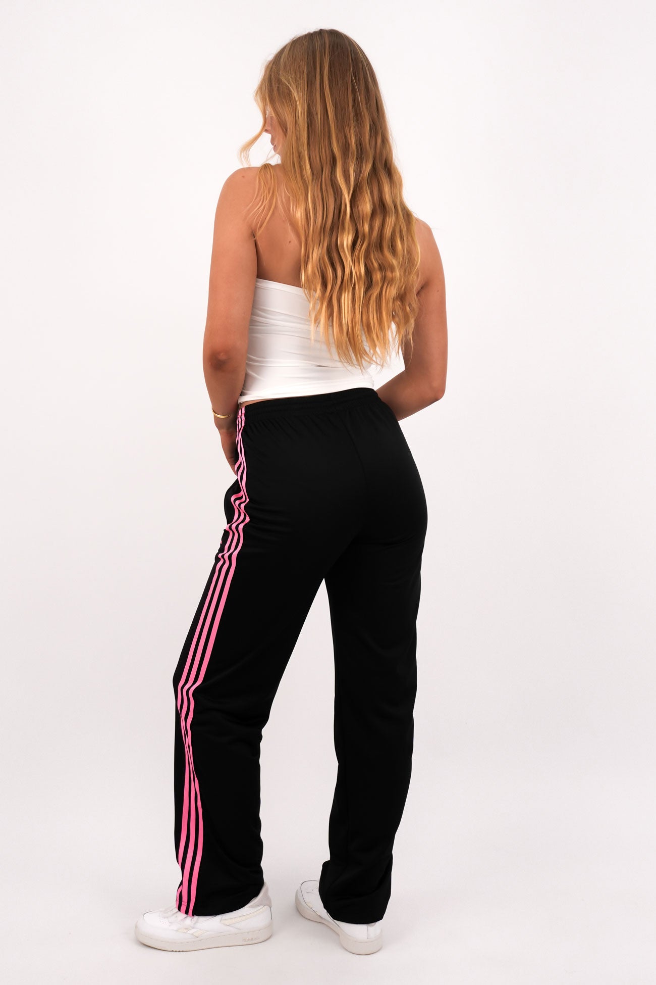 Firebird Trackpant Black Lucid Pink