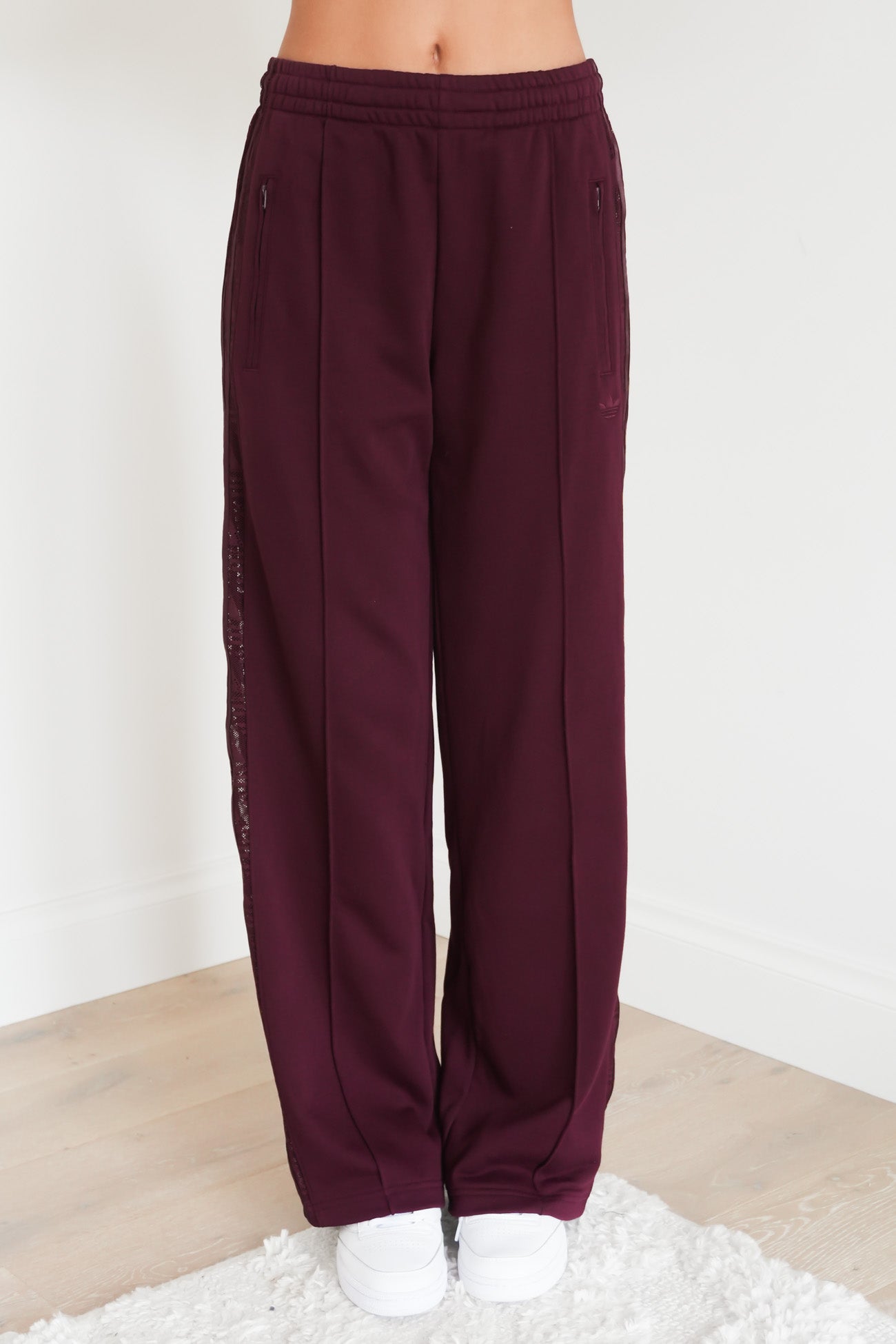 Firebird Lace Track Pant Maroon