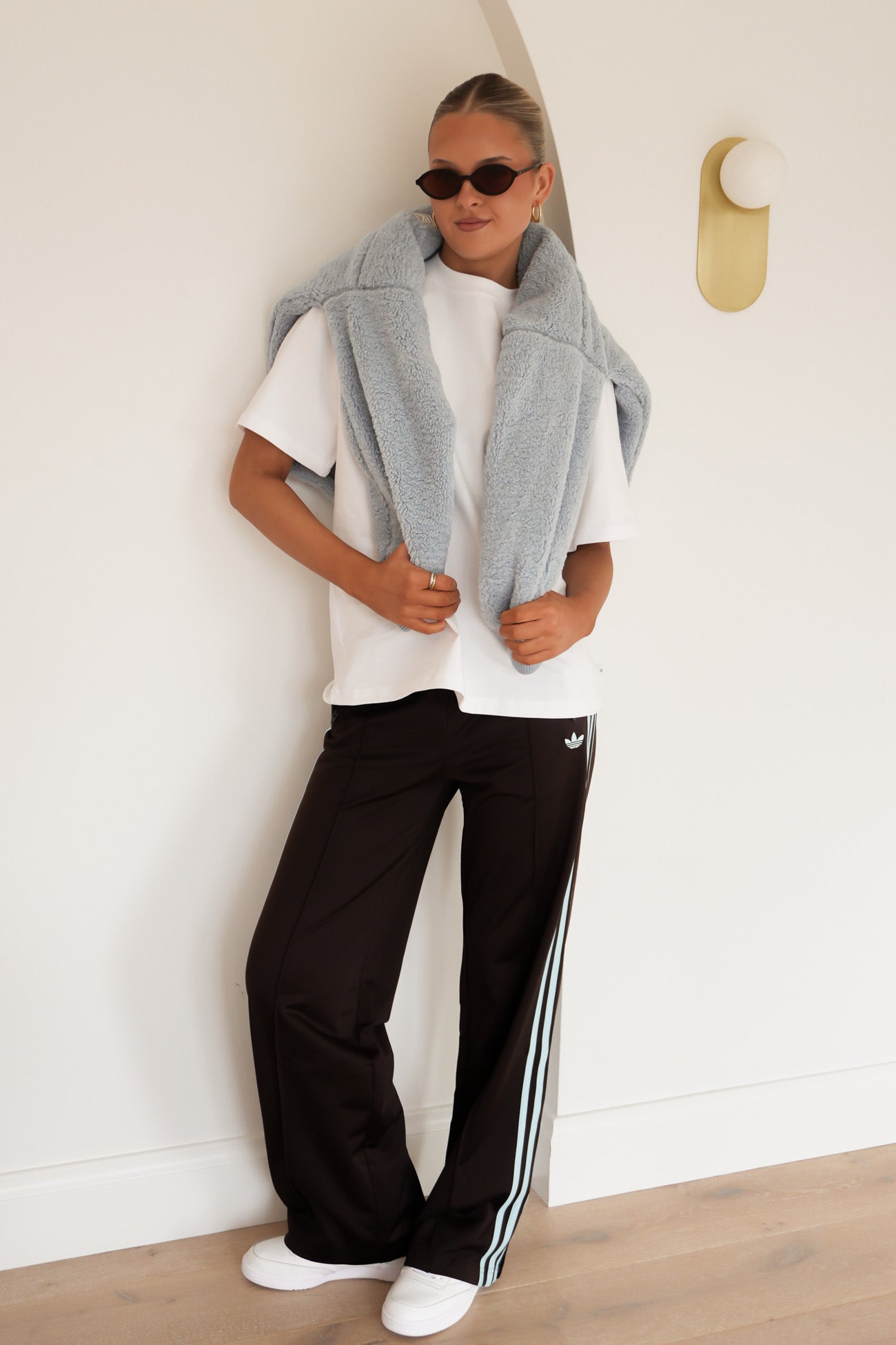 Firebird Loose Track Pant Aurora Coffee Icey Blue