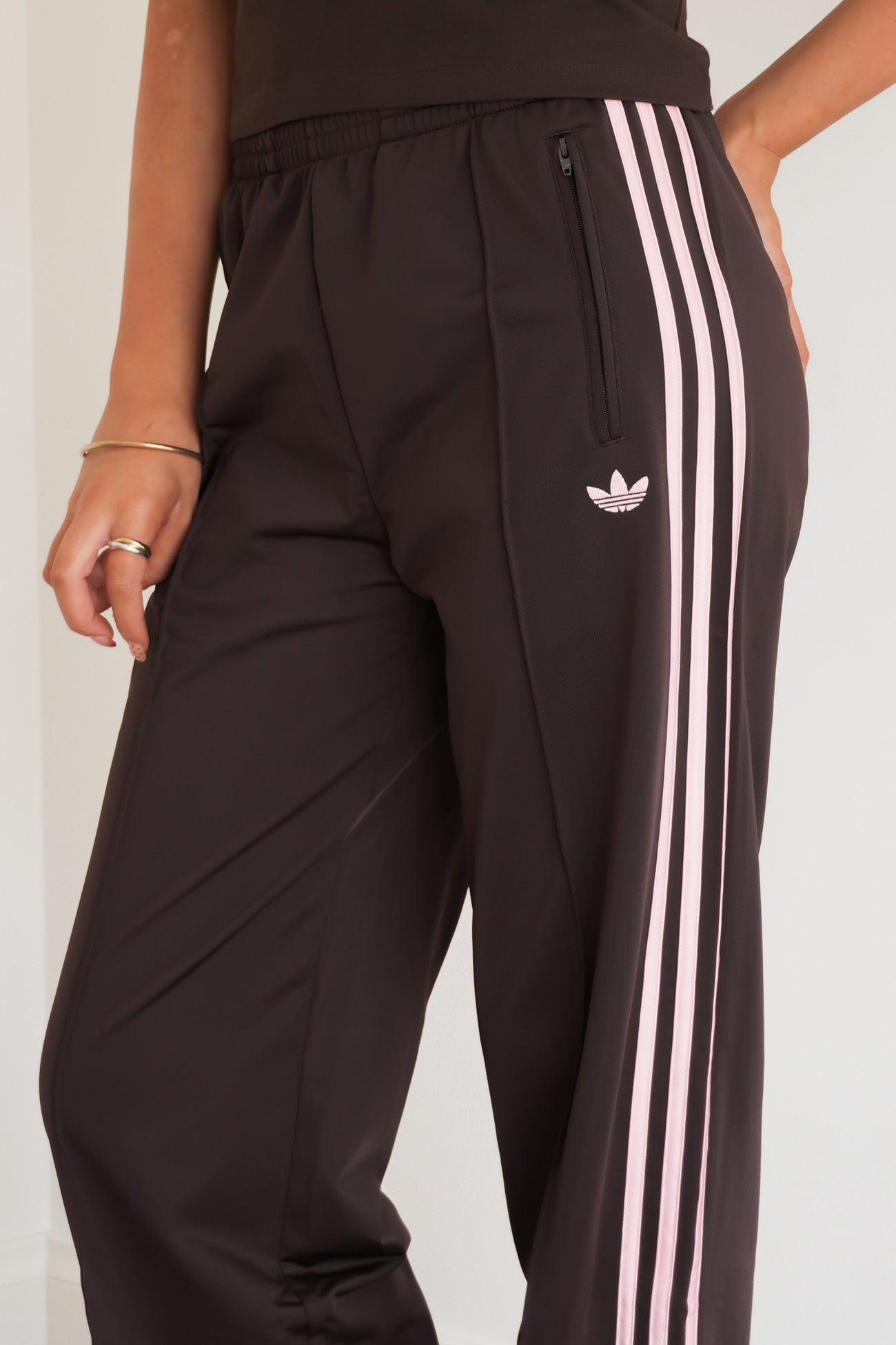 Firebird Loose Track Pant Aurora Coffee Sandy Pink