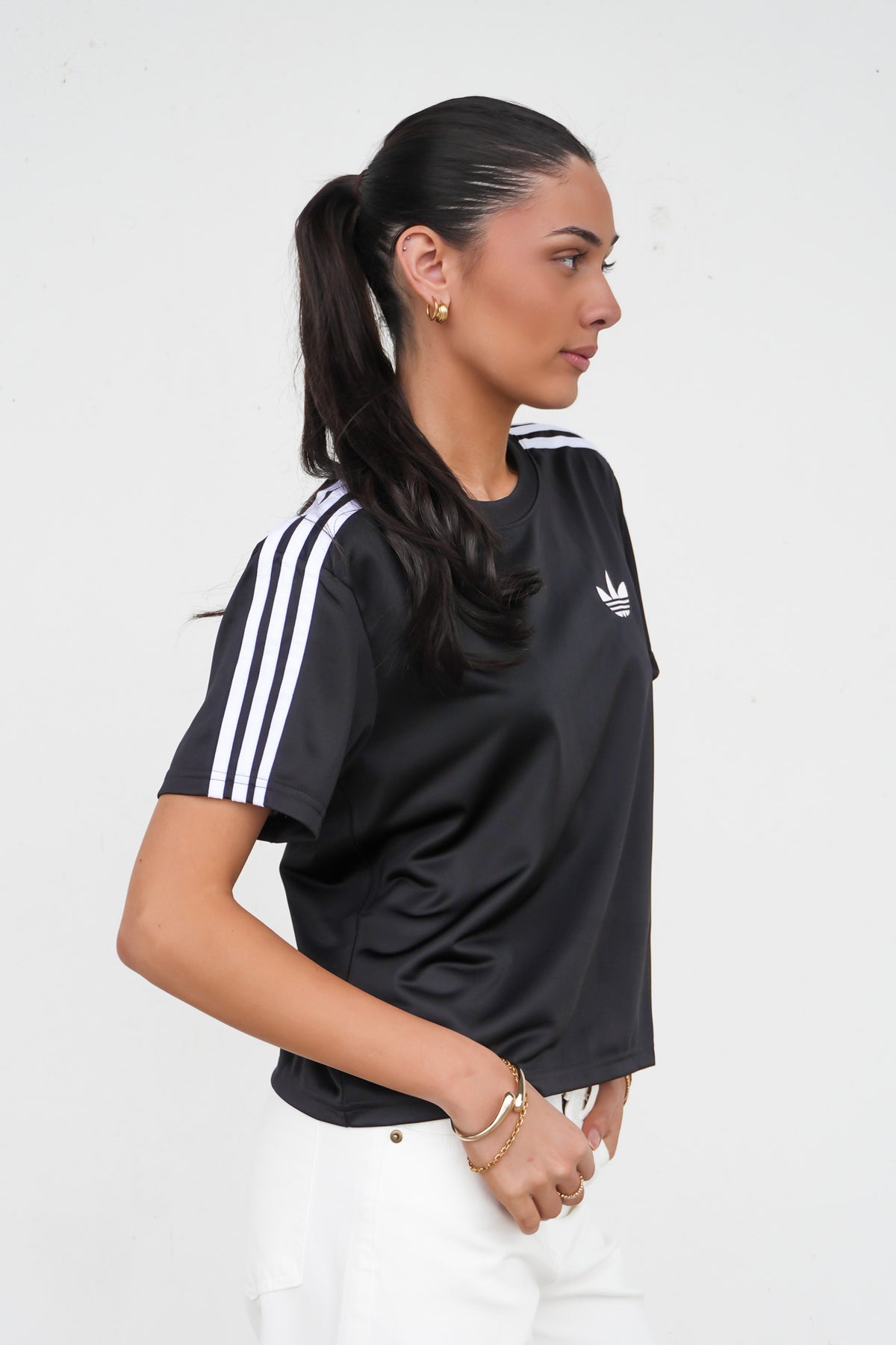 Firebird Tee Black White