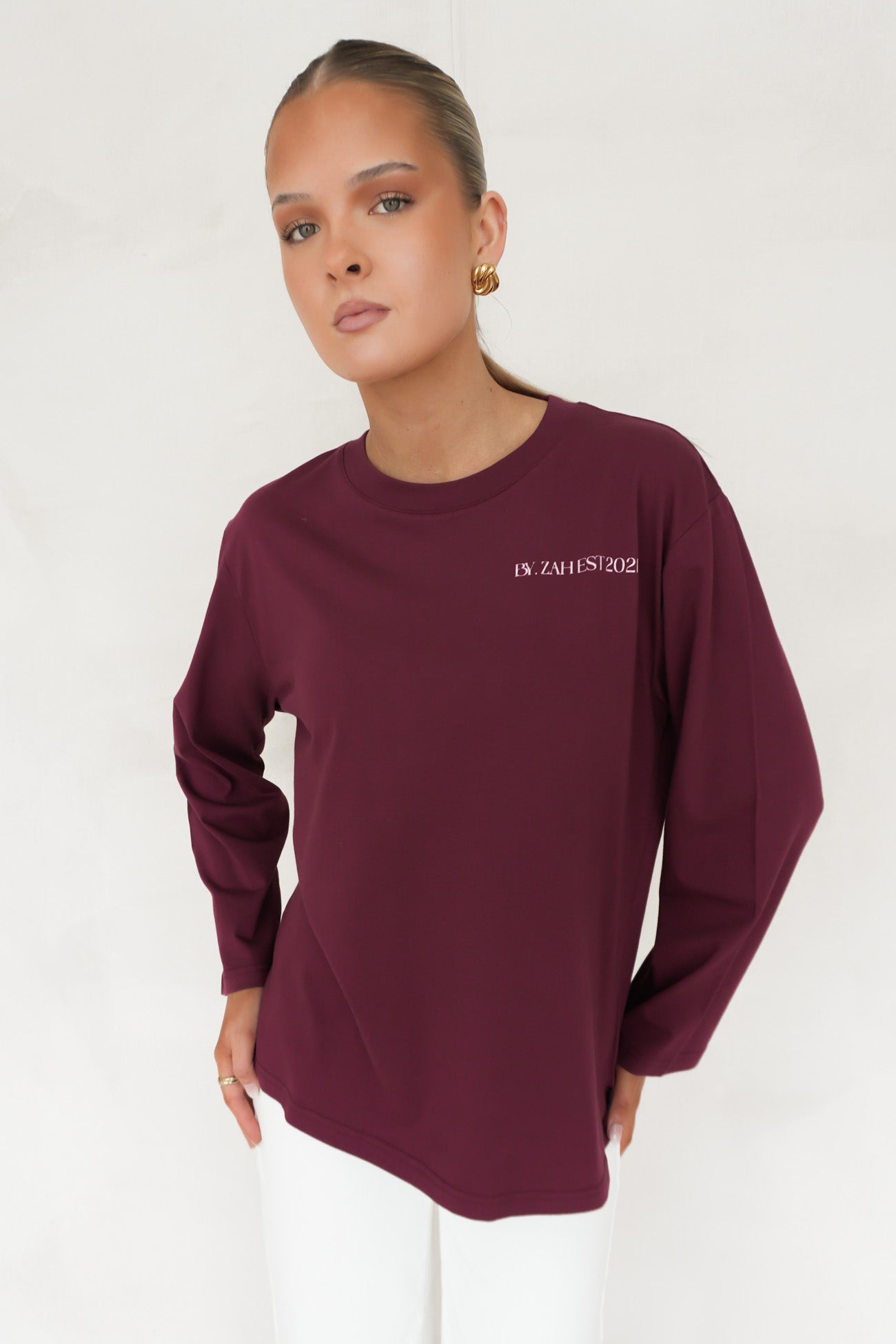 Fleurs Studio Long Sleeve Top Cherry
