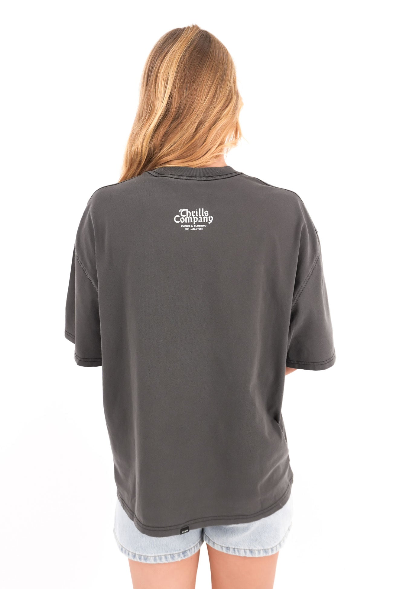 Flight Risk Oversized Tee Merch Black