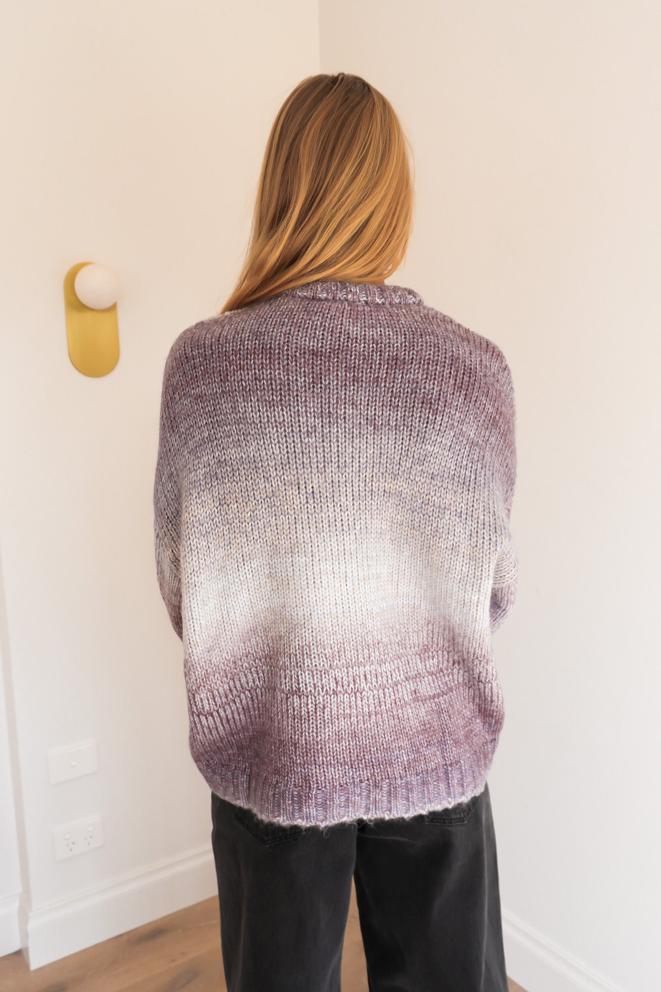 Fray Knit Jumper Multicoloured