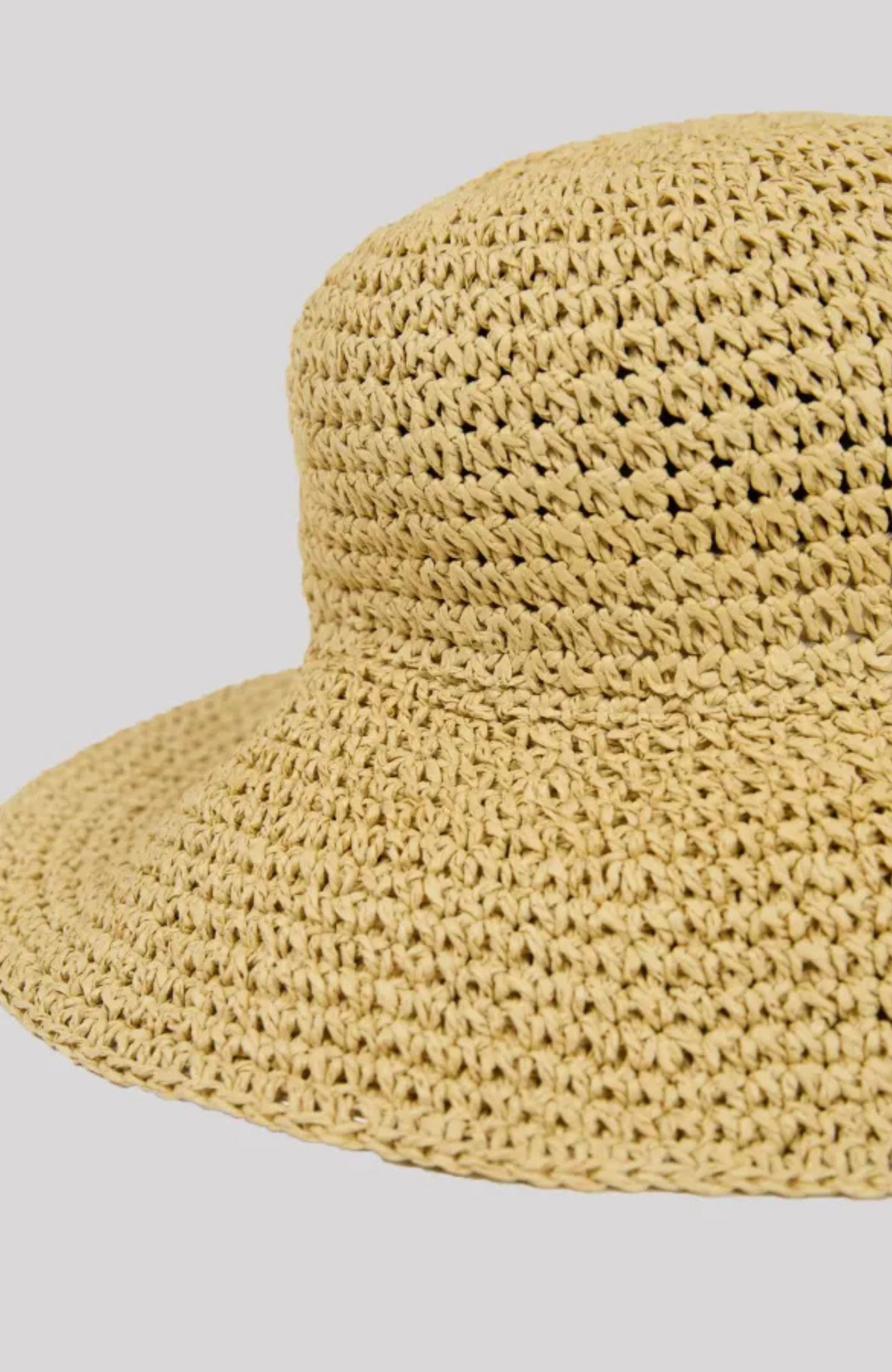 Freya Woven Bucket Hat Oat 1