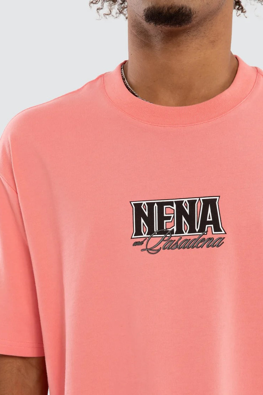 Fuchsia Box Fit Tee Salmon Rose