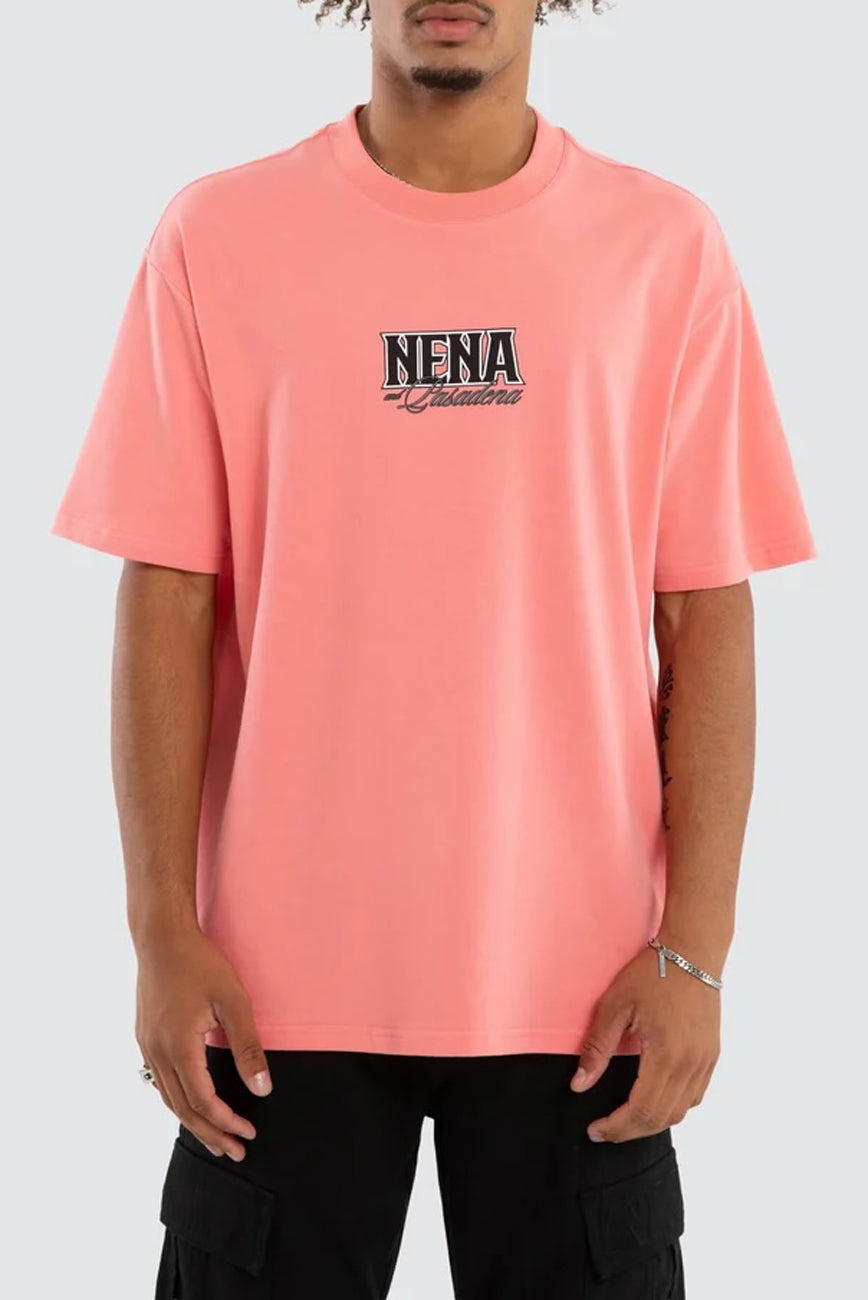 Fuchsia Box Fit Tee Salmon Rose