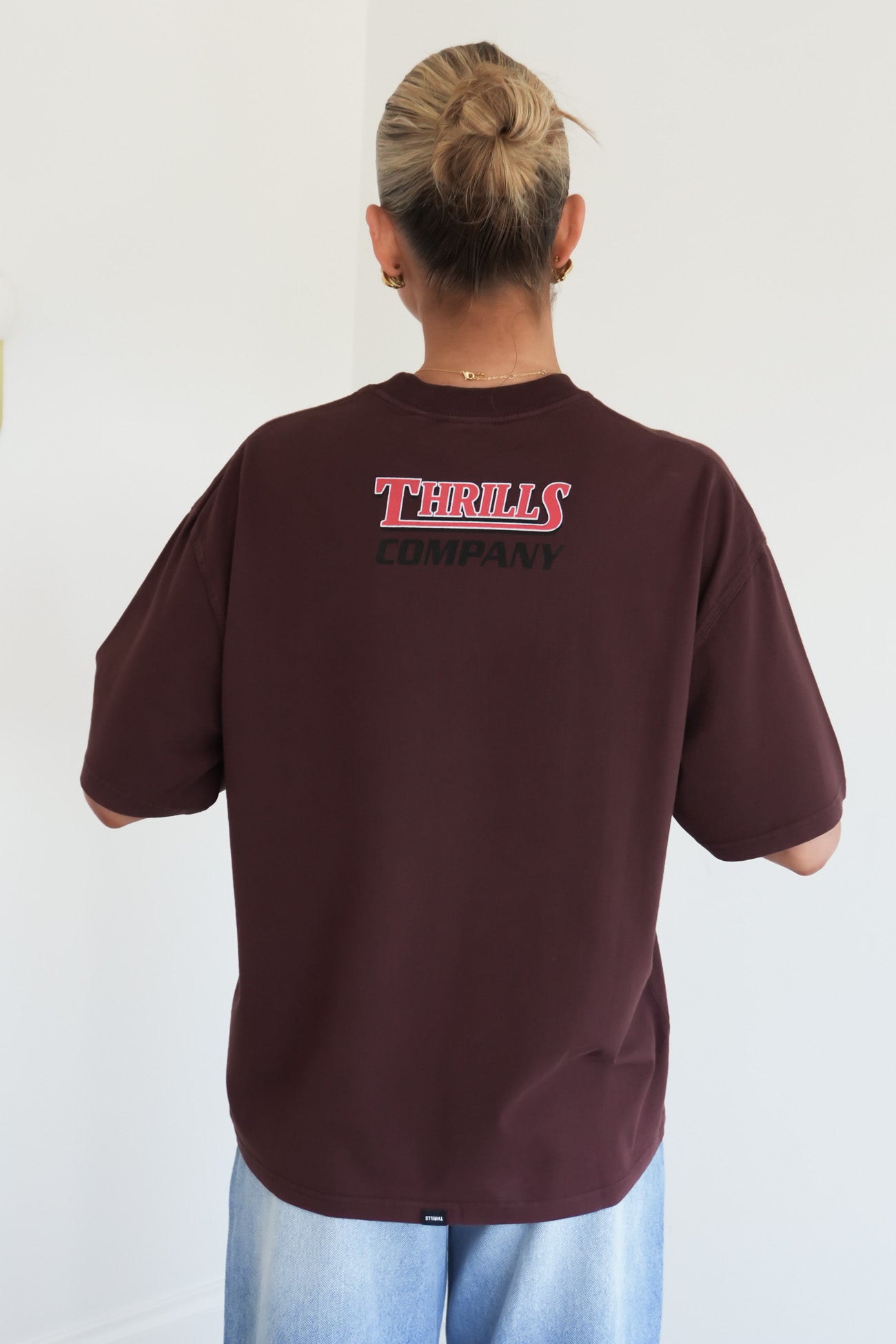 Full Throttle Oversized Tee Bitter Chocolate