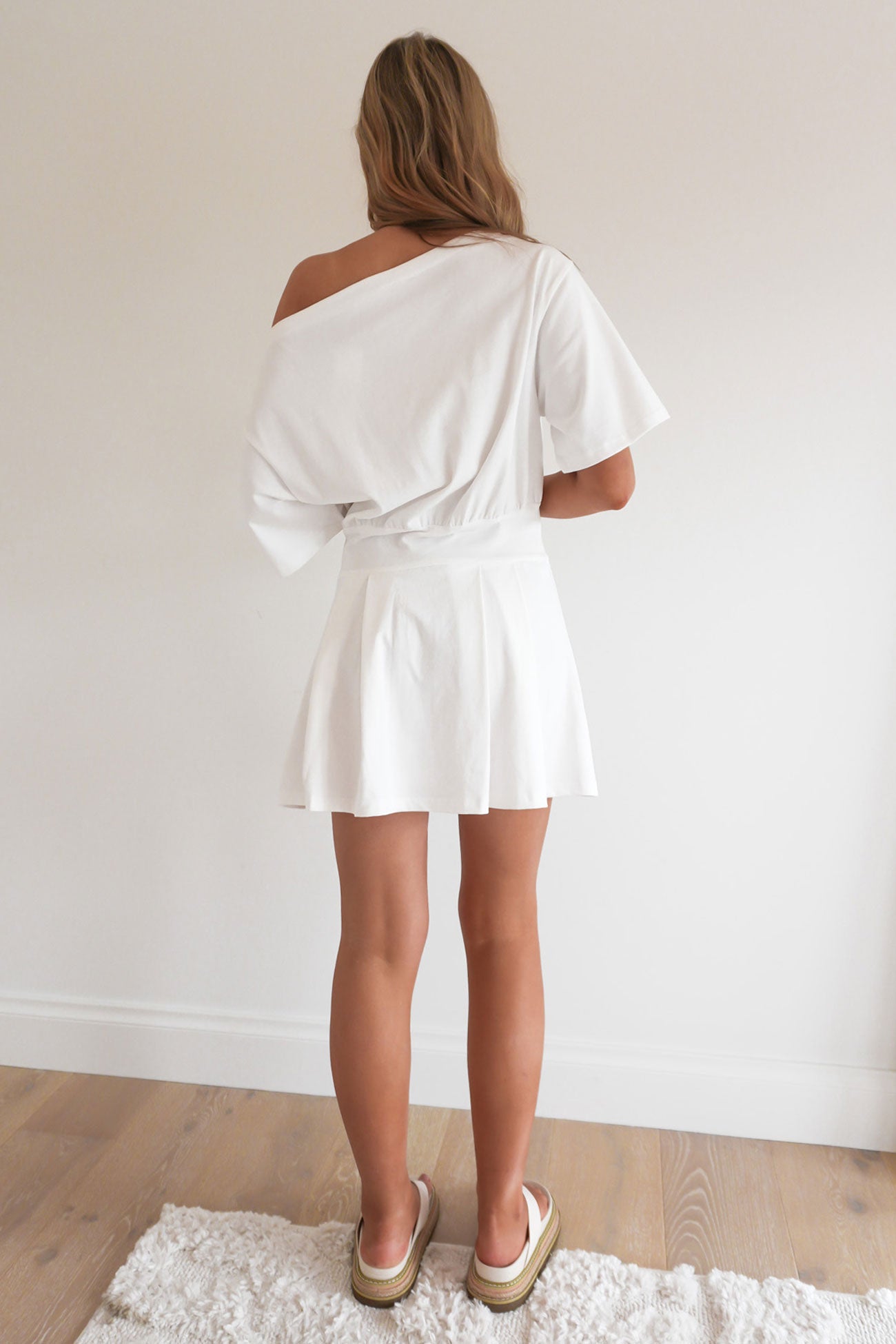 George Mini Dress White