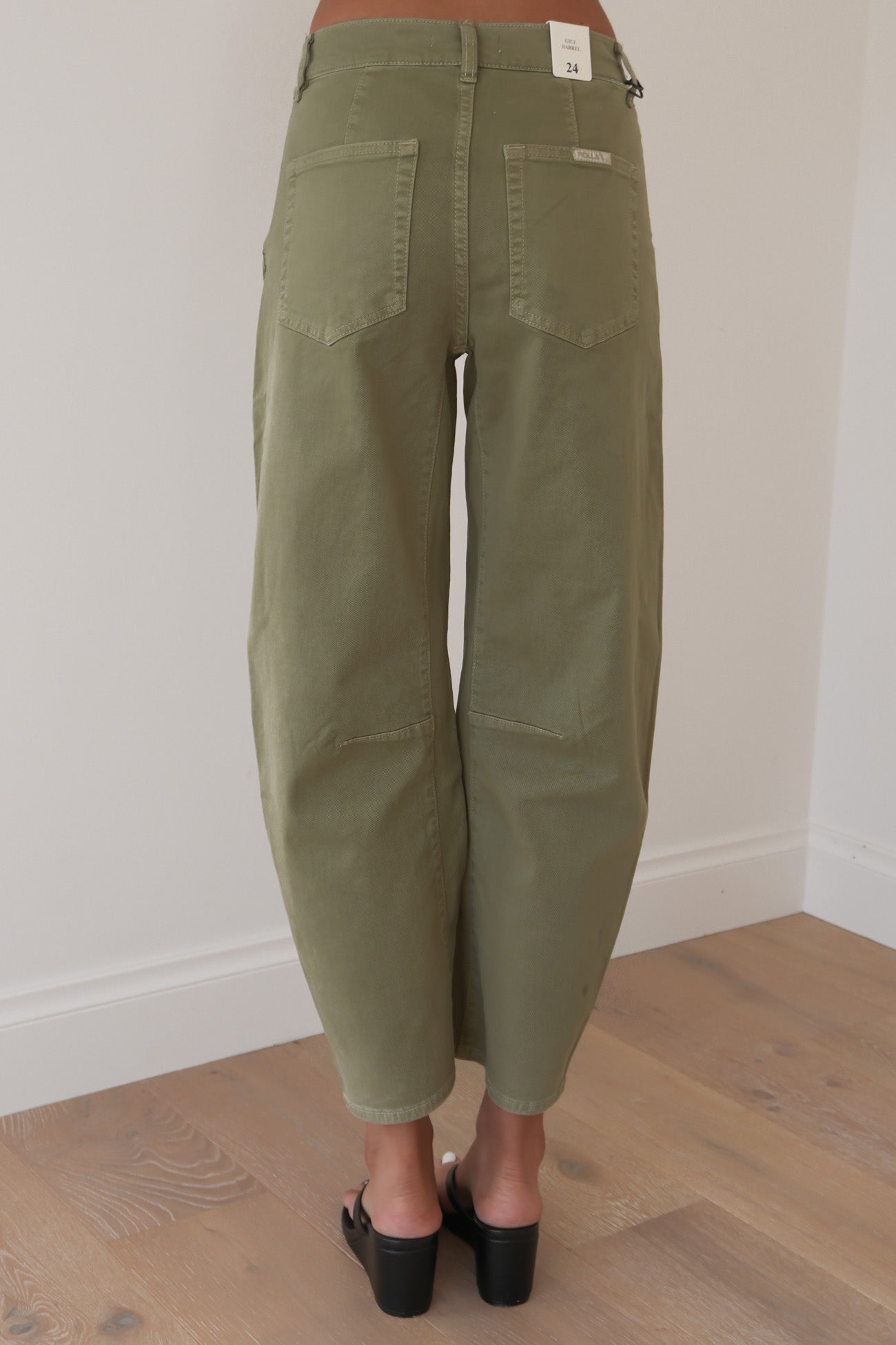 Gigi Barrel Drill Summer Olive