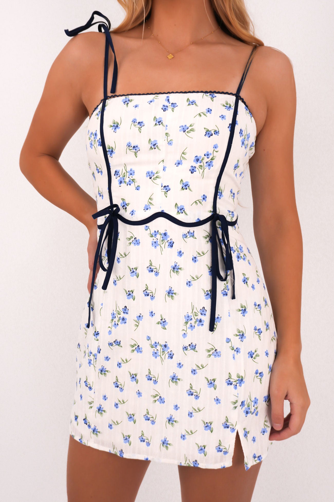 Giovanna Mini Dress Blue
